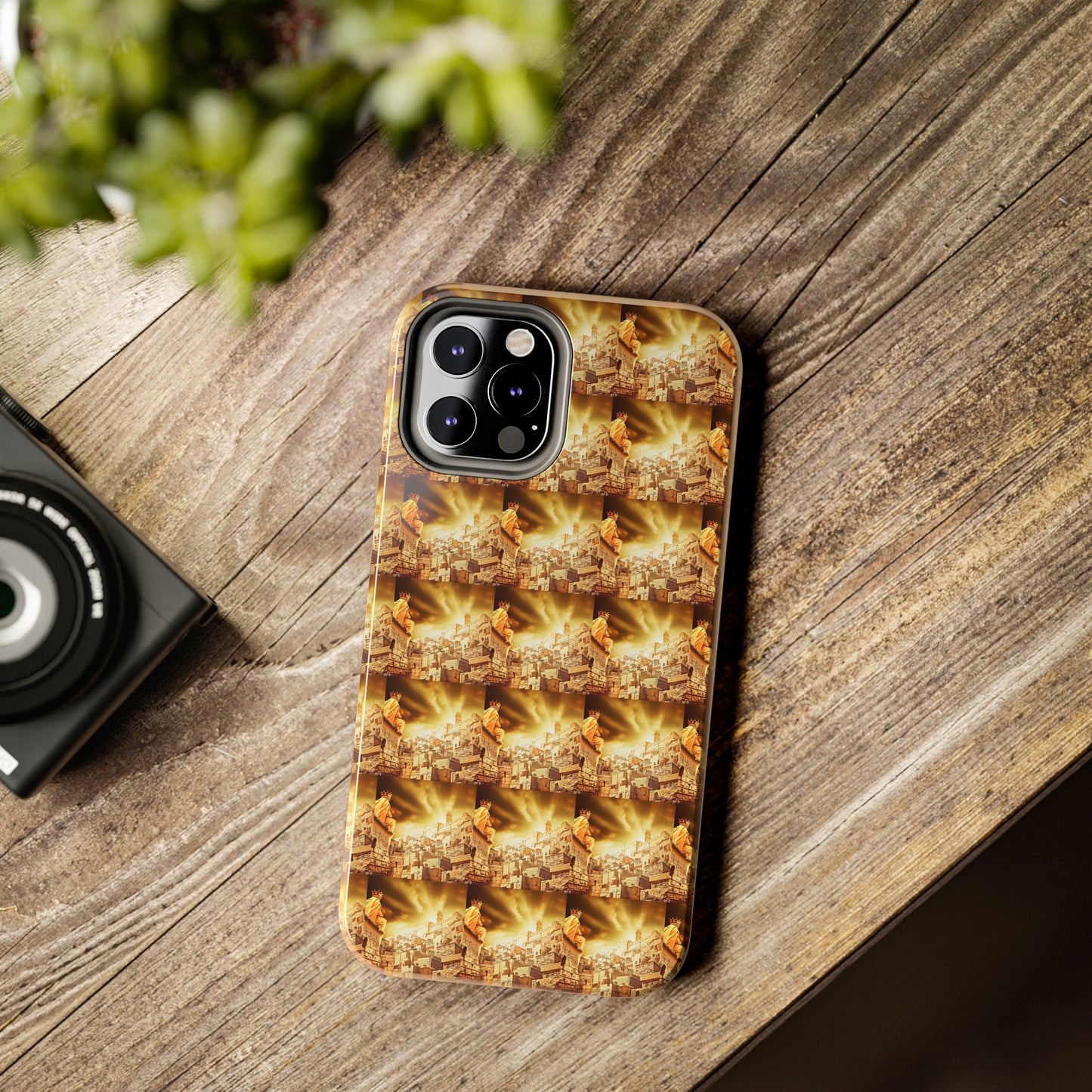 AImagination Collection Apple iPhone Tough Case - "The Golden Kingdom" - The God Ball Originals by Chris Rabalais