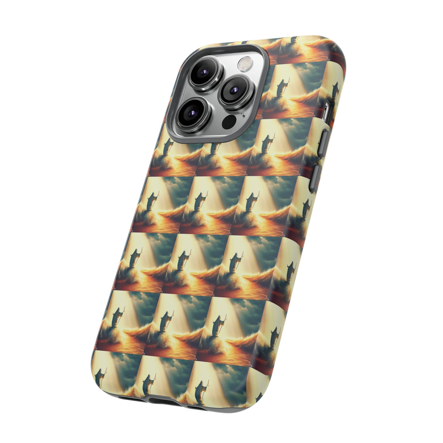 AImagination Collection iPhone Tough Case - "Parting the Sea" - The God Ball Originals by Chris Rabalais (2024)