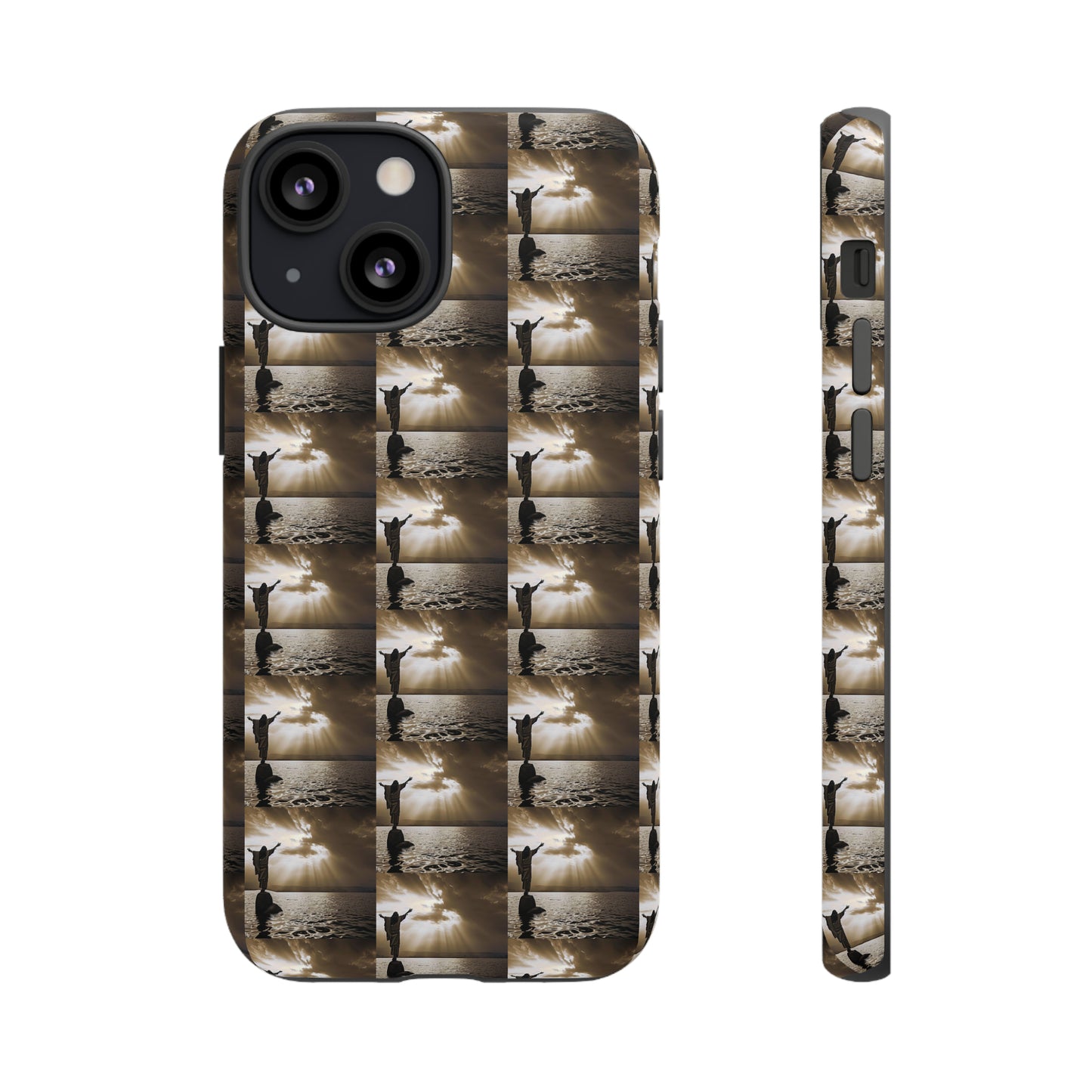 AImagination Collection iPhone Tough Case - "Here I Am" - The God Ball Originals by Chris Rabalais (2024)