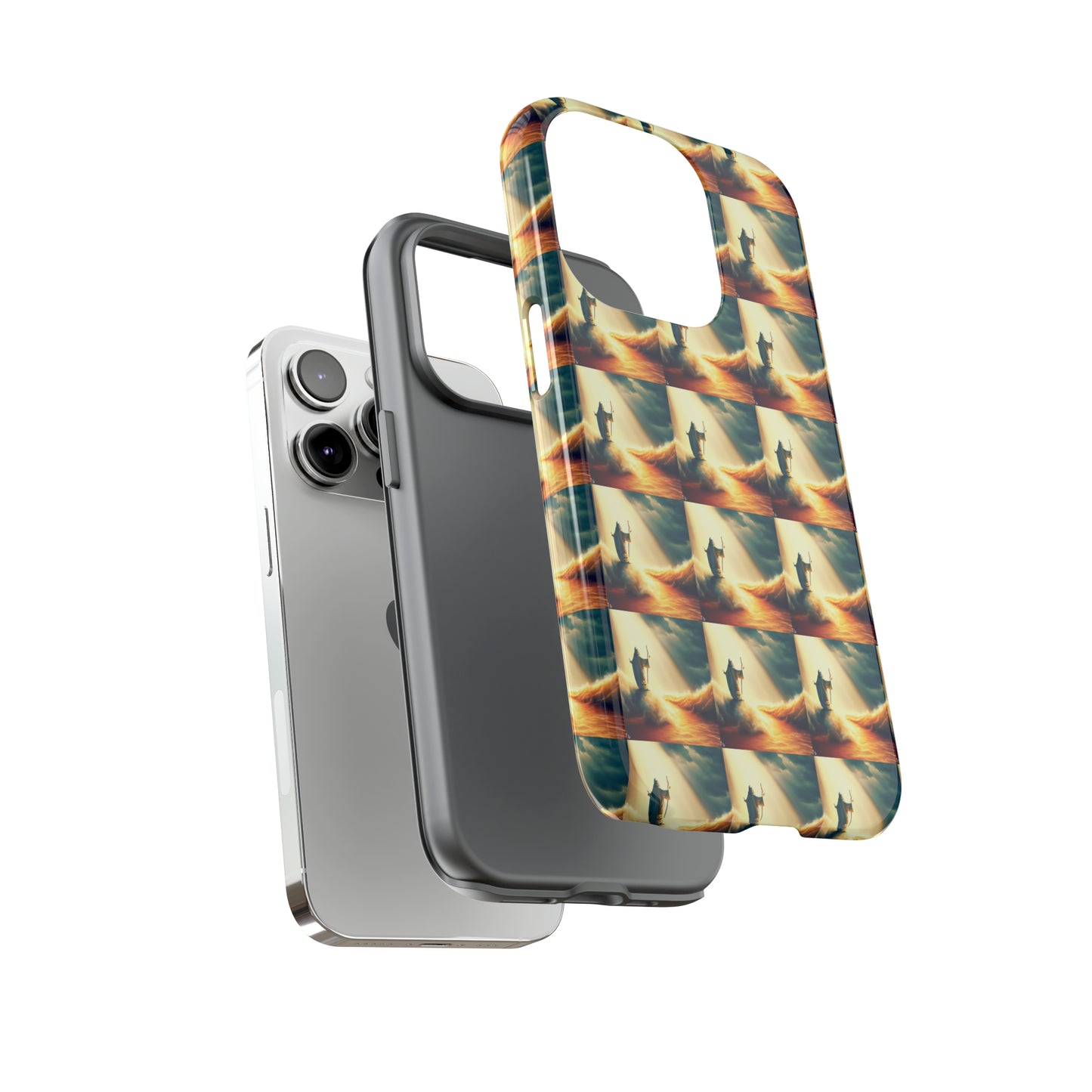 AImagination Collection iPhone Tough Case - "Parting the Sea" - The God Ball Originals by Chris Rabalais (2024)