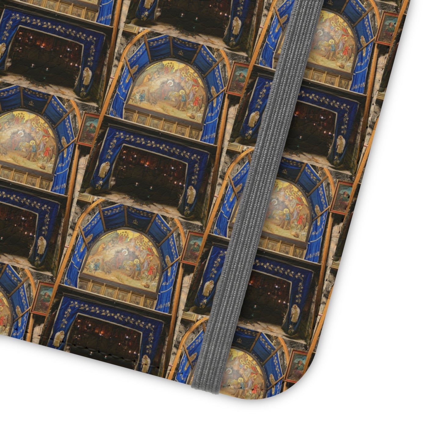 Holy Land Origins Apple iPhone Flip Cases - Church of the Nativity at Bethlehem - The God Ball Originals by Chris Rabalais (2024)