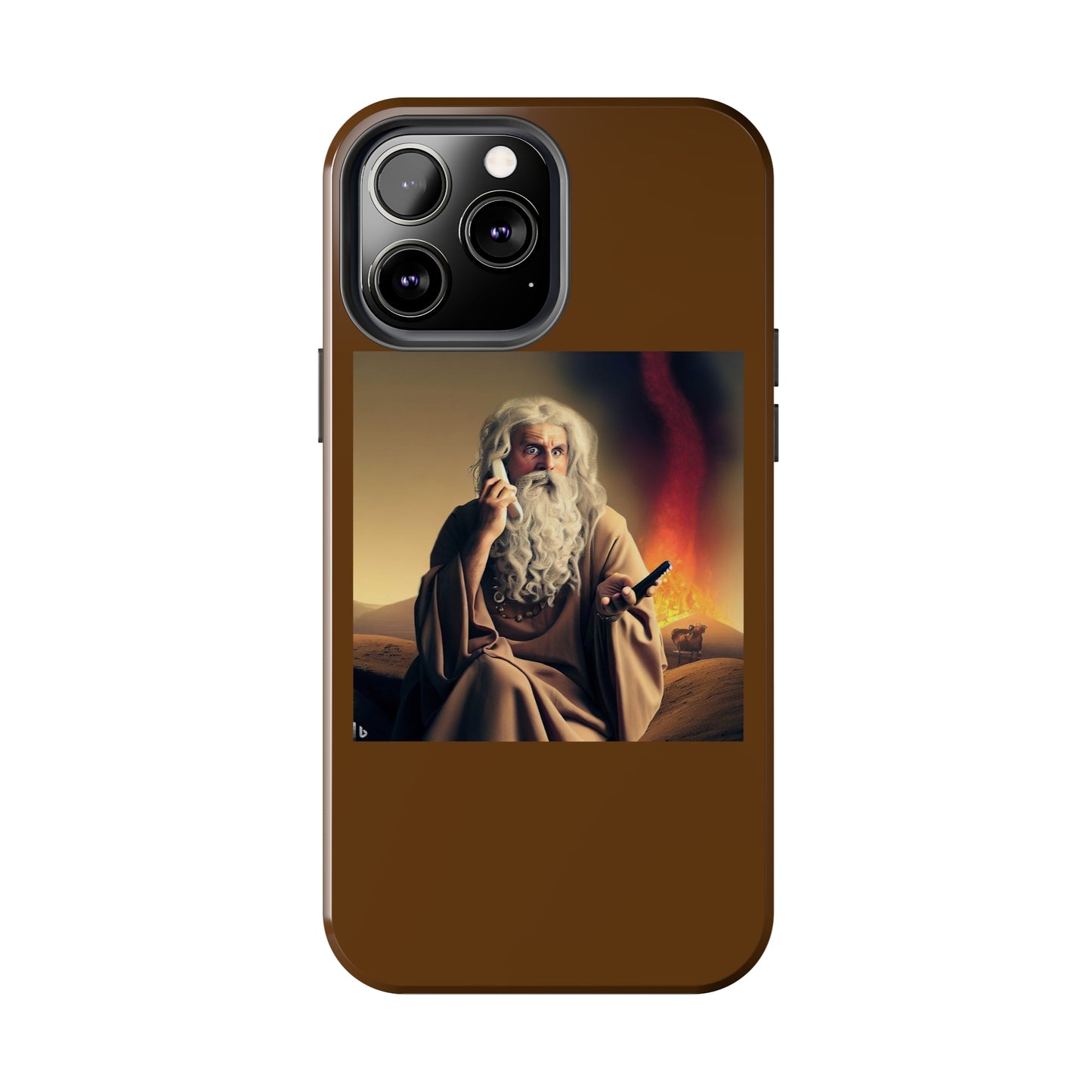 AImagination Collection iPhone Tough Case - "Warning Ignored" - The God Ball Originals by Chris Rabalais (2024)