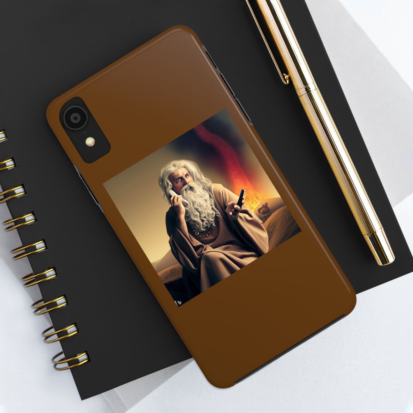 AImagination Collection iPhone Tough Case - "Warning Ignored" - The God Ball Originals by Chris Rabalais (2024)
