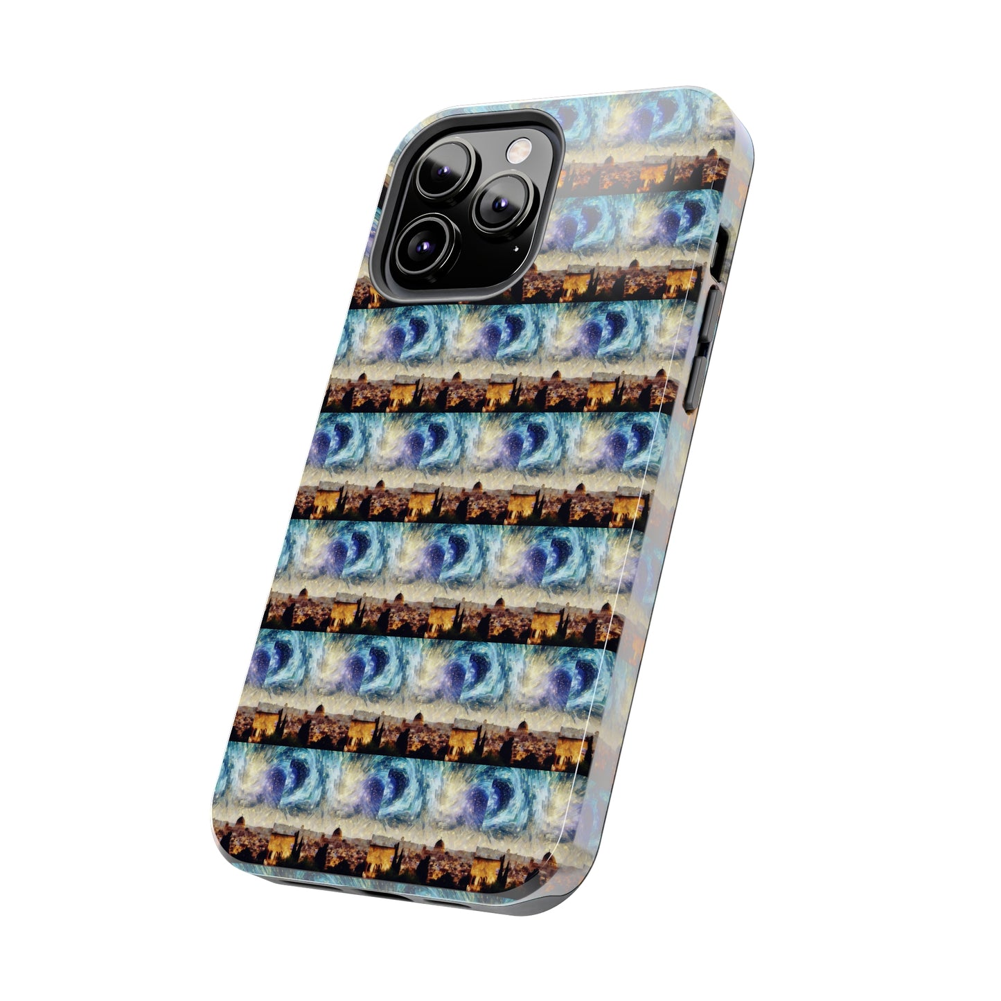 AImagination Collection iPhone Tough Case - "Starry Jerusalem" - The God Ball Originals by Chris Rabalais (2024)