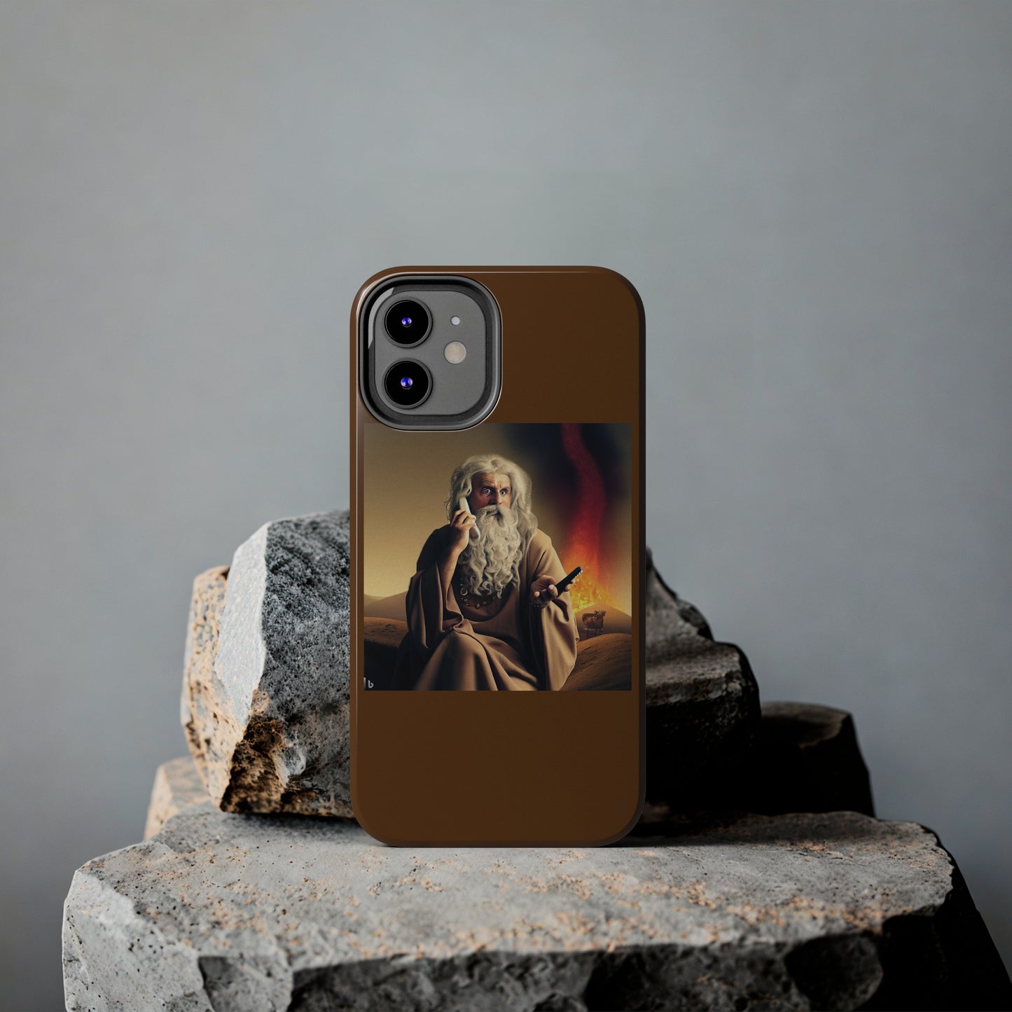 AImagination Collection iPhone Tough Case - "Warning Ignored" - The God Ball Originals by Chris Rabalais (2024)