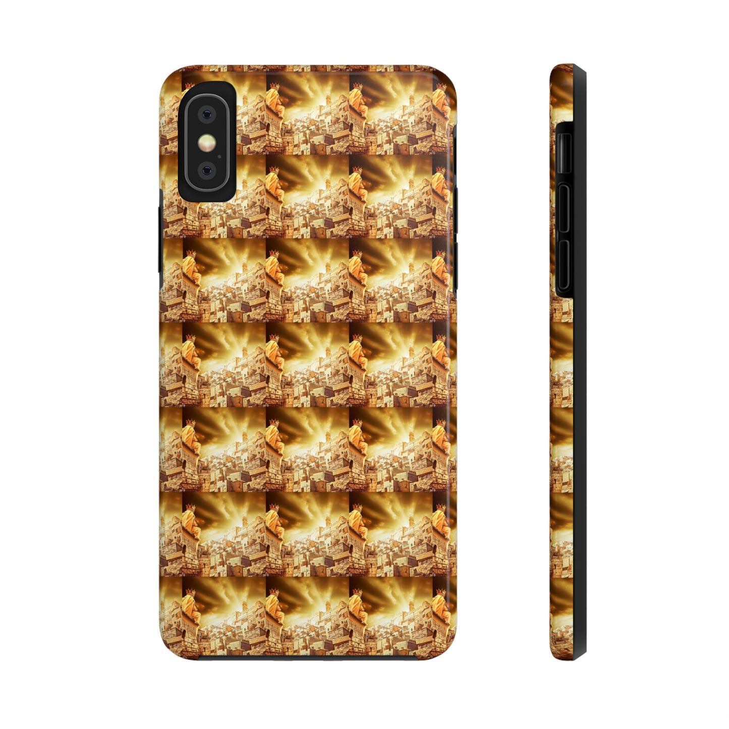 AImagination Collection Apple iPhone Tough Case - "The Golden Kingdom" - The God Ball Originals by Chris Rabalais