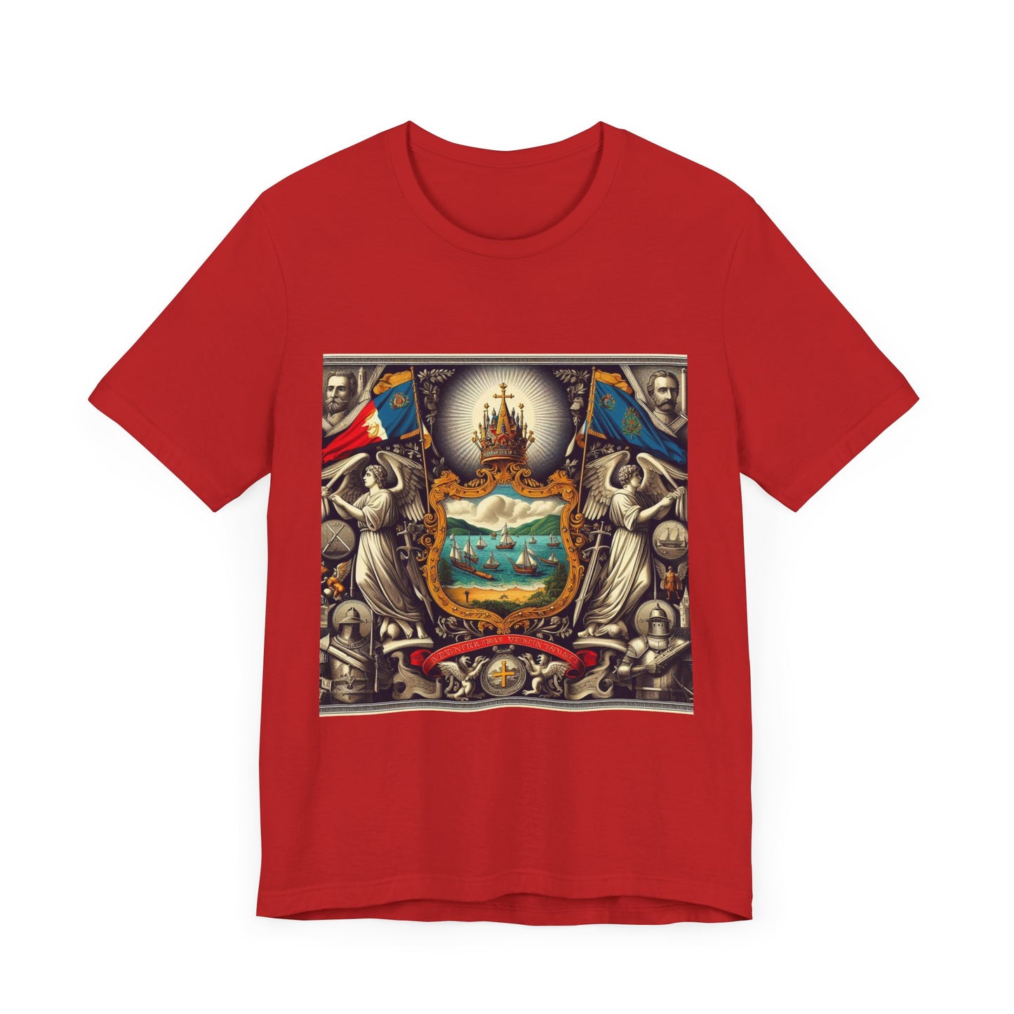 Vermont Vintage Christian Crusader - Unisex Jersey Tee - USA - 100% Charity Benefit - The God Vote Collection by Chris Rabalais