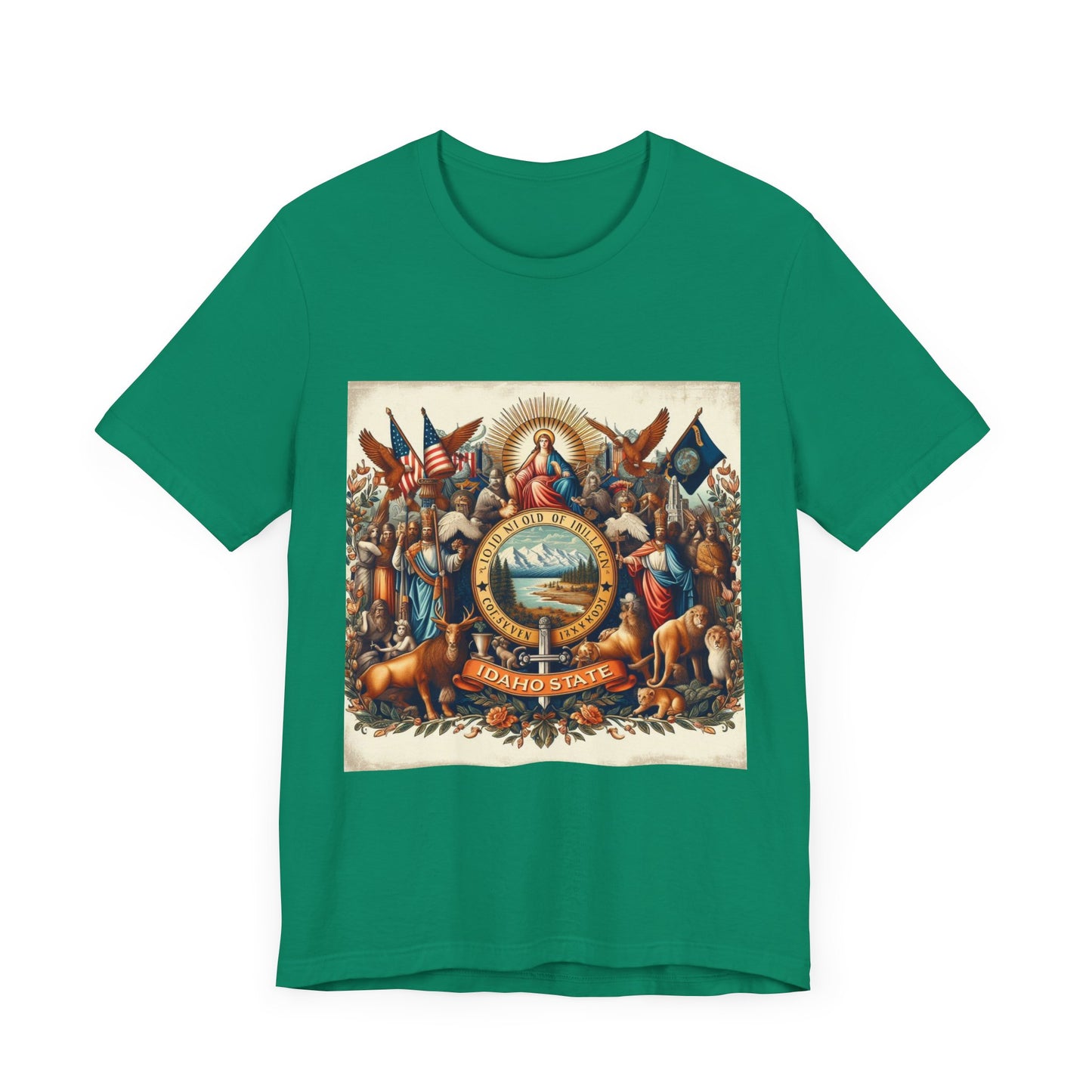 Idaho Vintage Christian Crusader - Unisex Jersey Tee - USA - 100% Charity Benefit - The God Vote Collection by Chris Rabalais