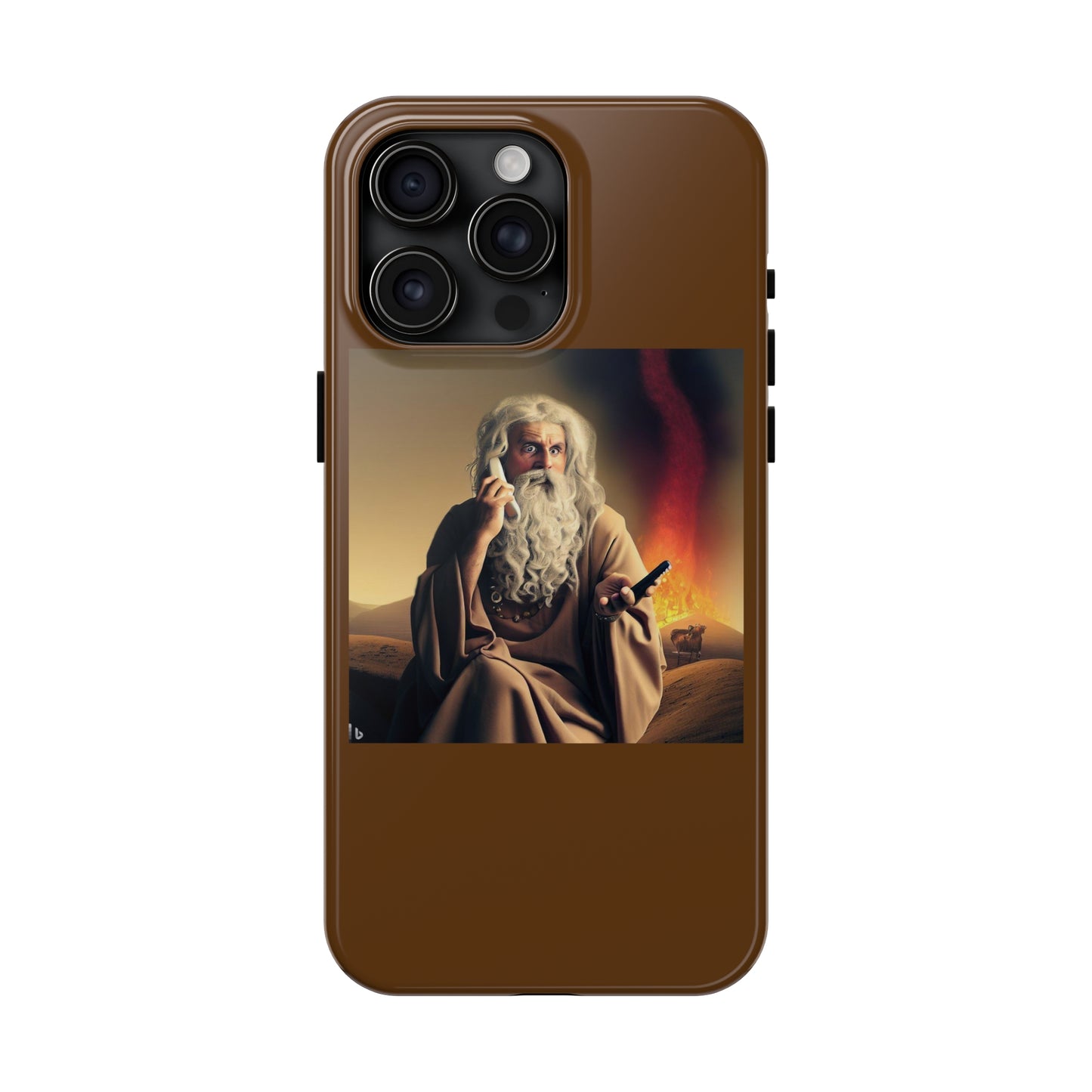 AImagination Collection iPhone Tough Case - "Warning Ignored" - The God Ball Originals by Chris Rabalais (2024)