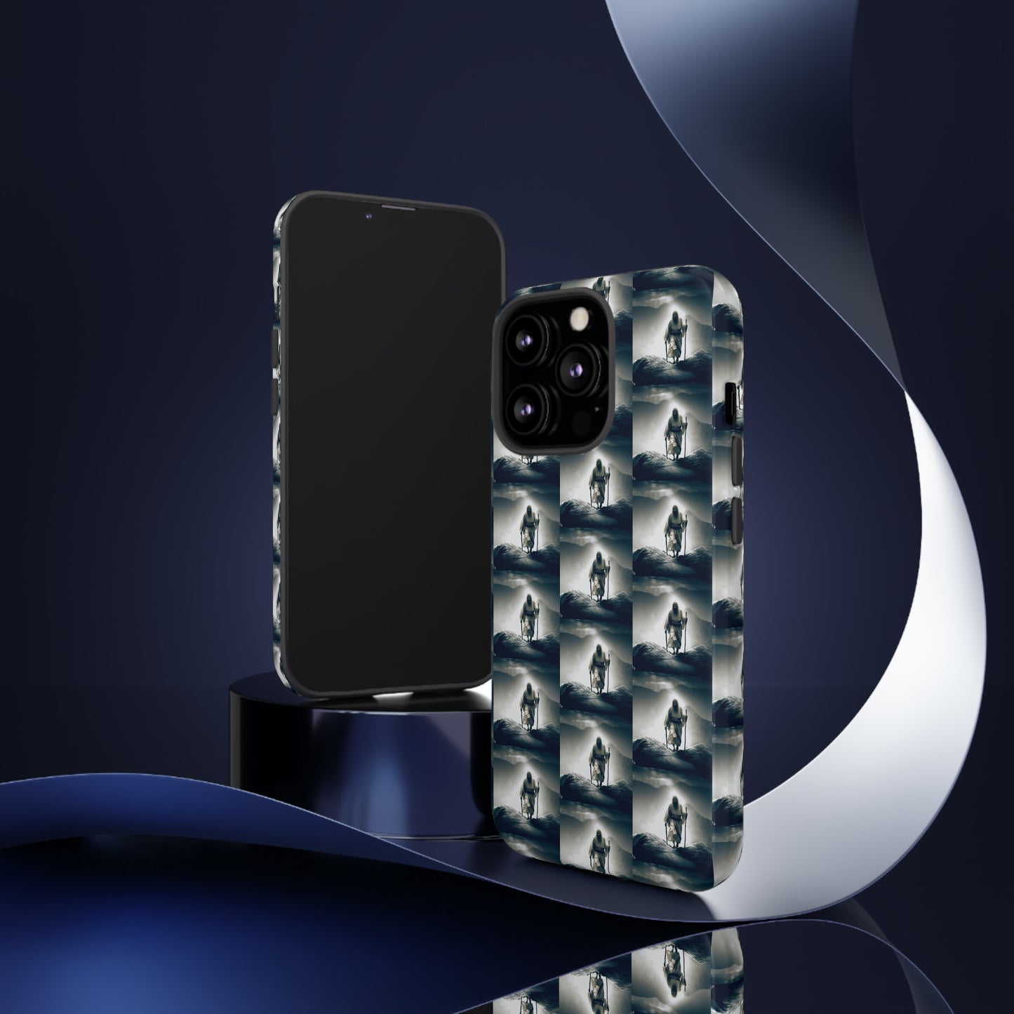 AImagination Collection iPhone Tough Case - "The Walk" - The God Ball Originals by Chris Rabalais (2024)