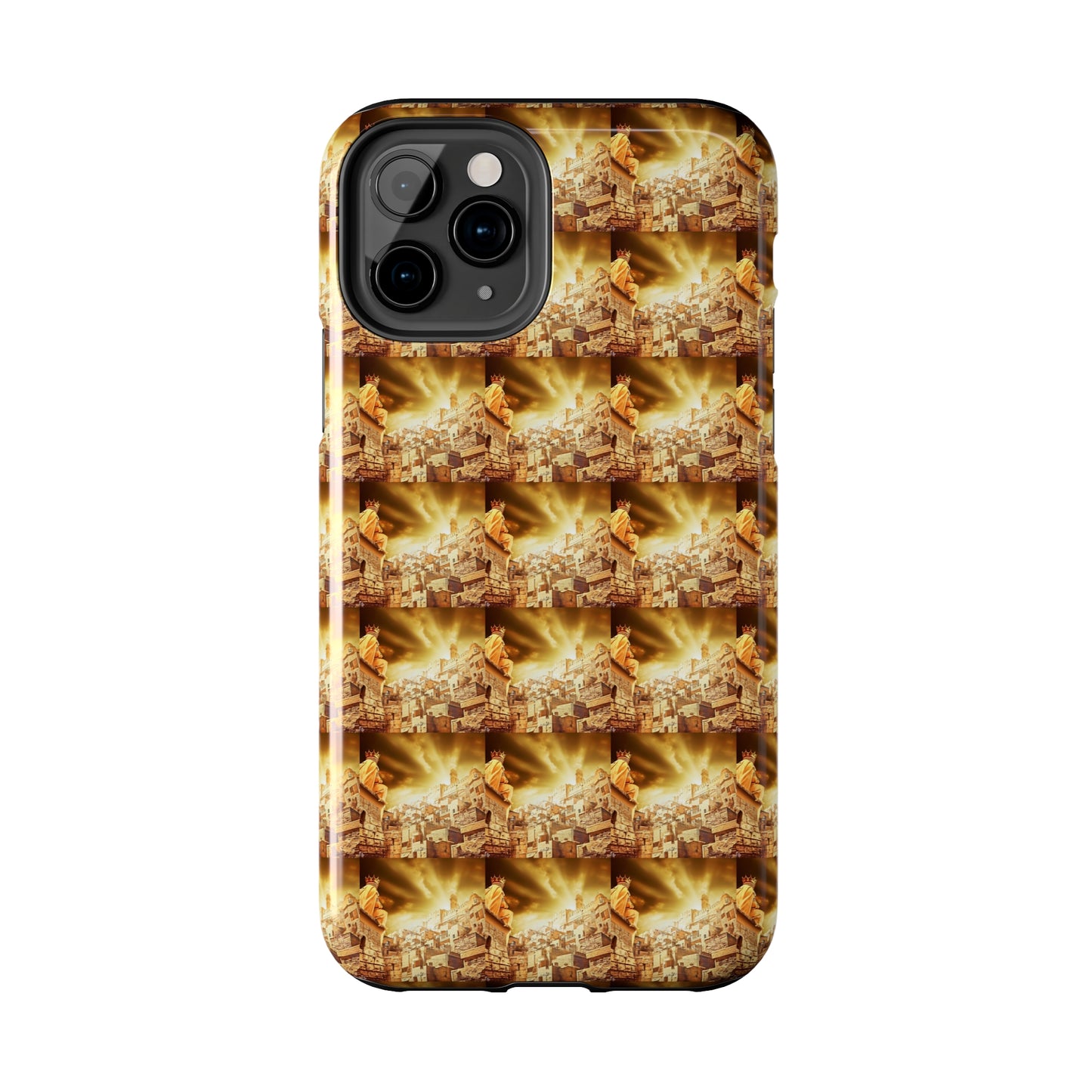 AImagination Collection Apple iPhone Tough Case - "The Golden Kingdom" - The God Ball Originals by Chris Rabalais