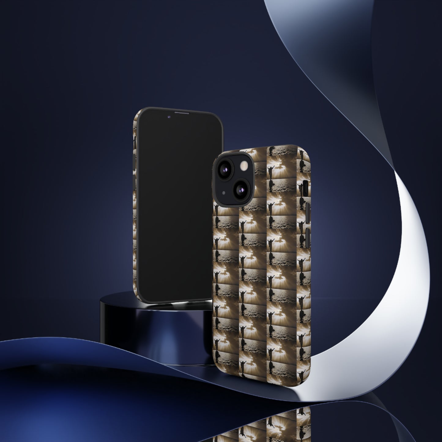 AImagination Collection iPhone Tough Case - "Here I Am" - The God Ball Originals by Chris Rabalais (2024)