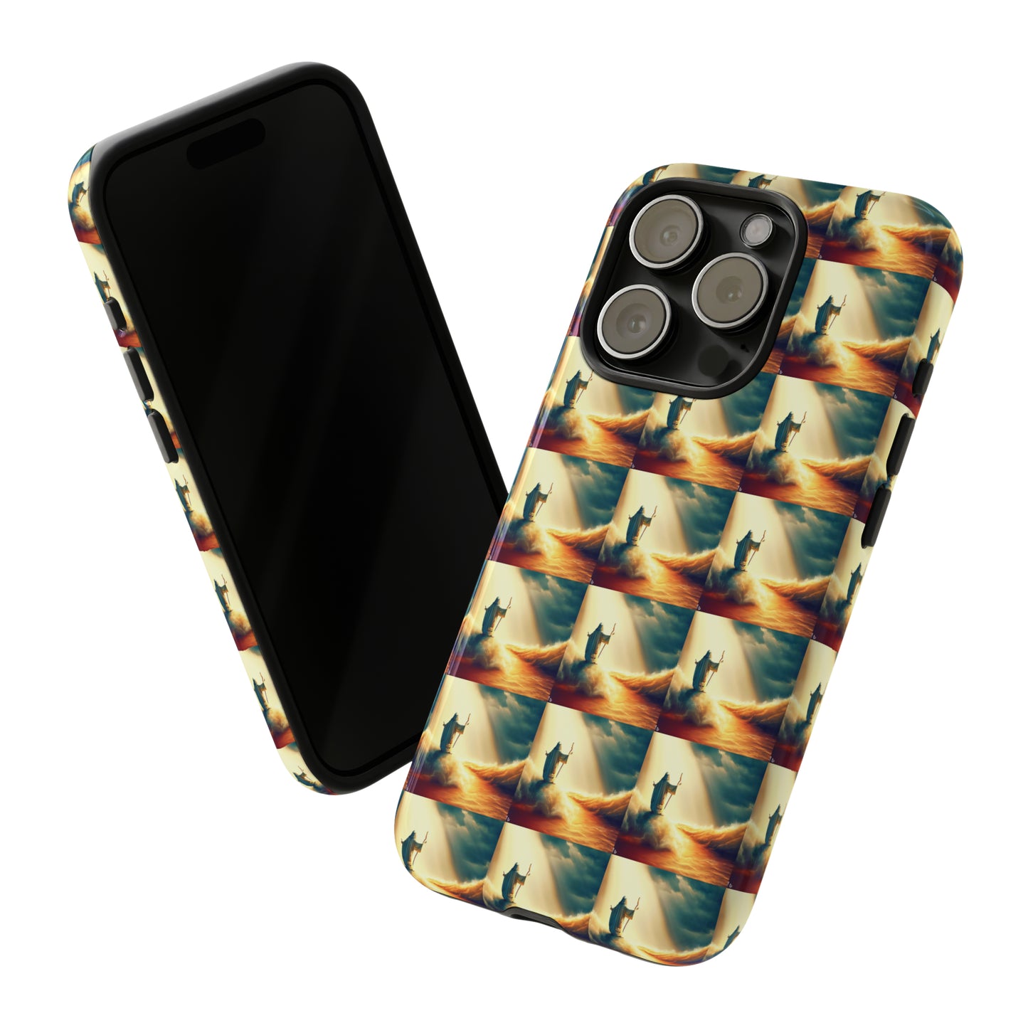 AImagination Collection iPhone Tough Case - "Parting the Sea" - The God Ball Originals by Chris Rabalais (2024)