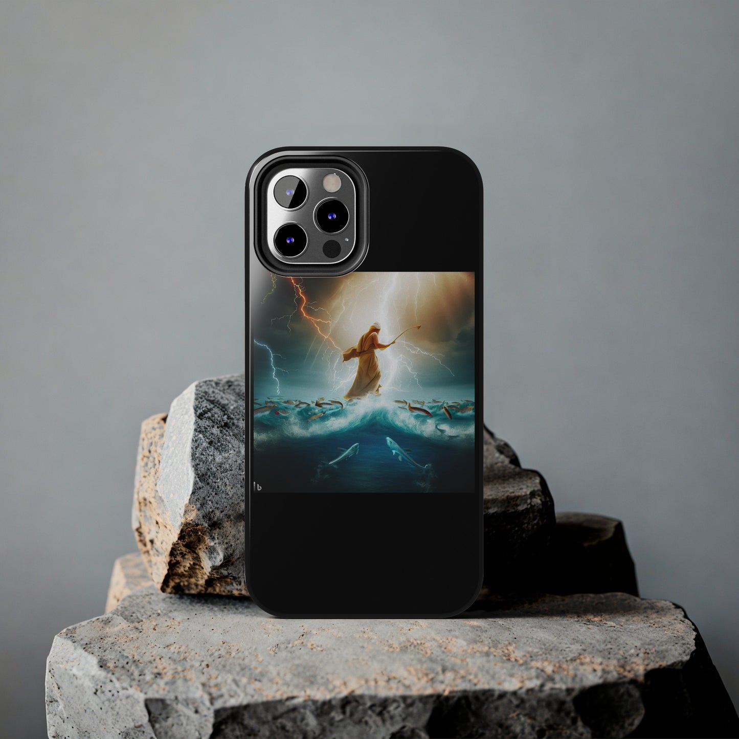 AImagination Collection iPhone Tough Case - "Fishing" - The God Ball Originals by Chris Rabalais (2024)