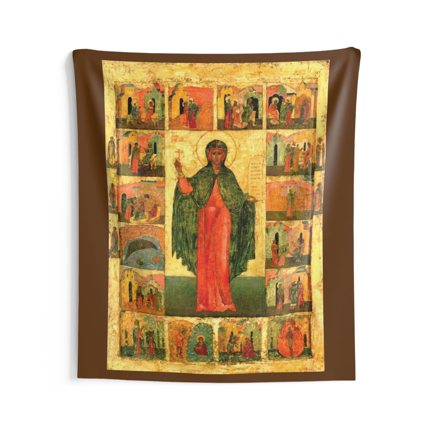Saint Anastasia the Roman Byzantine Orthodox Icon 3rd Century October 29 Feast Home Tapestry Catholic Christian Bible Scripture Christ Gift