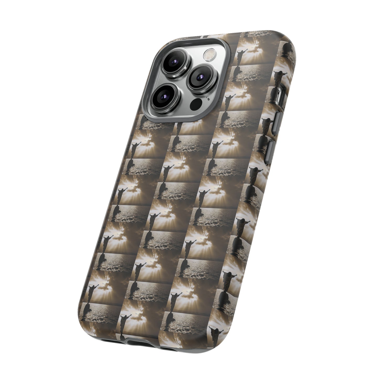 AImagination Collection iPhone Tough Case - "Here I Am" - The God Ball Originals by Chris Rabalais (2024)