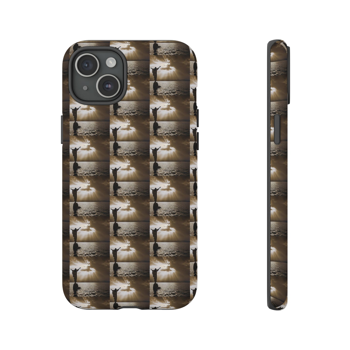 AImagination Collection iPhone Tough Case - "Here I Am" - The God Ball Originals by Chris Rabalais (2024)