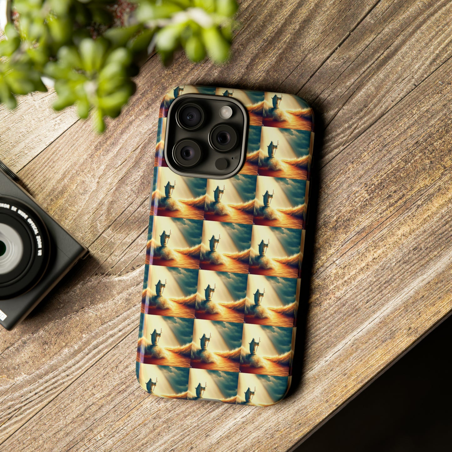 AImagination Collection iPhone Tough Case - "Parting the Sea" - The God Ball Originals by Chris Rabalais (2024)