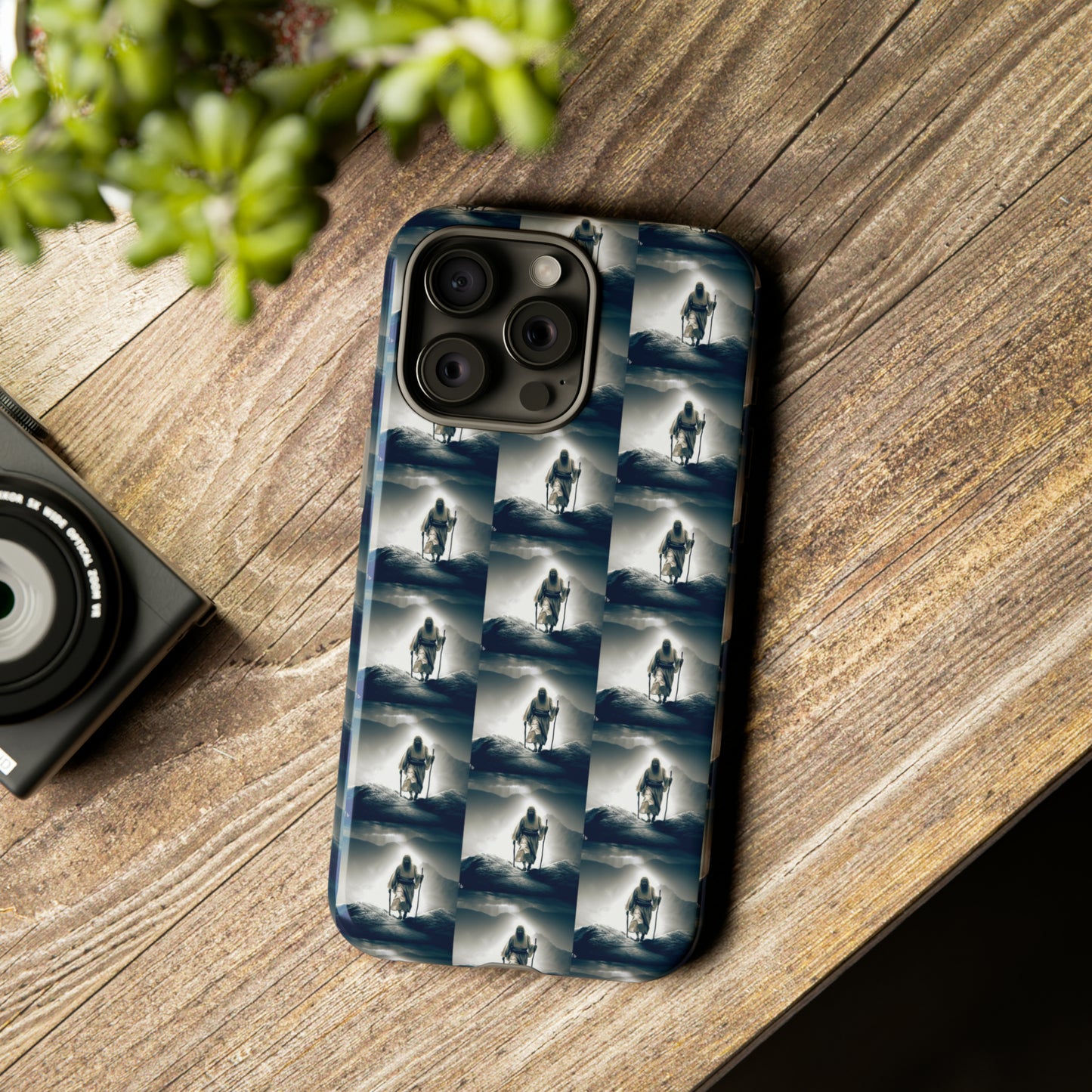 AImagination Collection iPhone Tough Case - "The Walk" - The God Ball Originals by Chris Rabalais (2024)