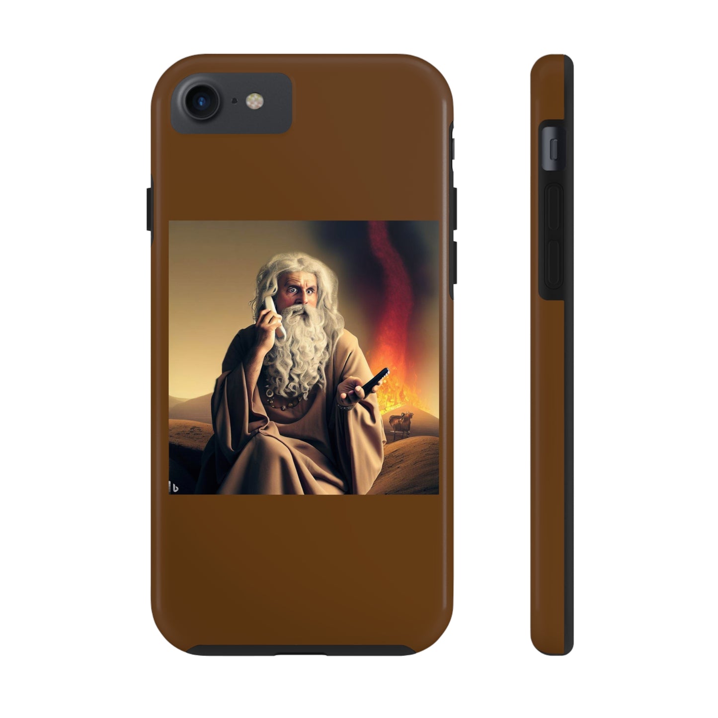 AImagination Collection iPhone Tough Case - "Warning Ignored" - The God Ball Originals by Chris Rabalais (2024)