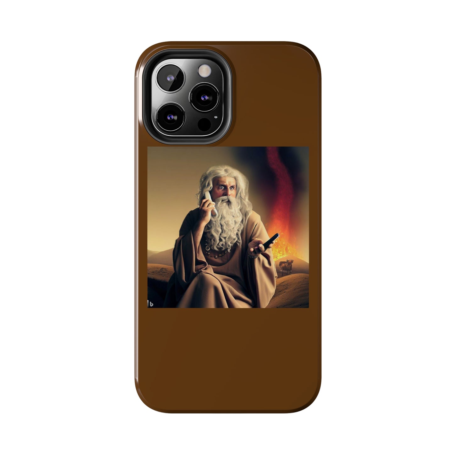 AImagination Collection iPhone Tough Case - "Warning Ignored" - The God Ball Originals by Chris Rabalais (2024)