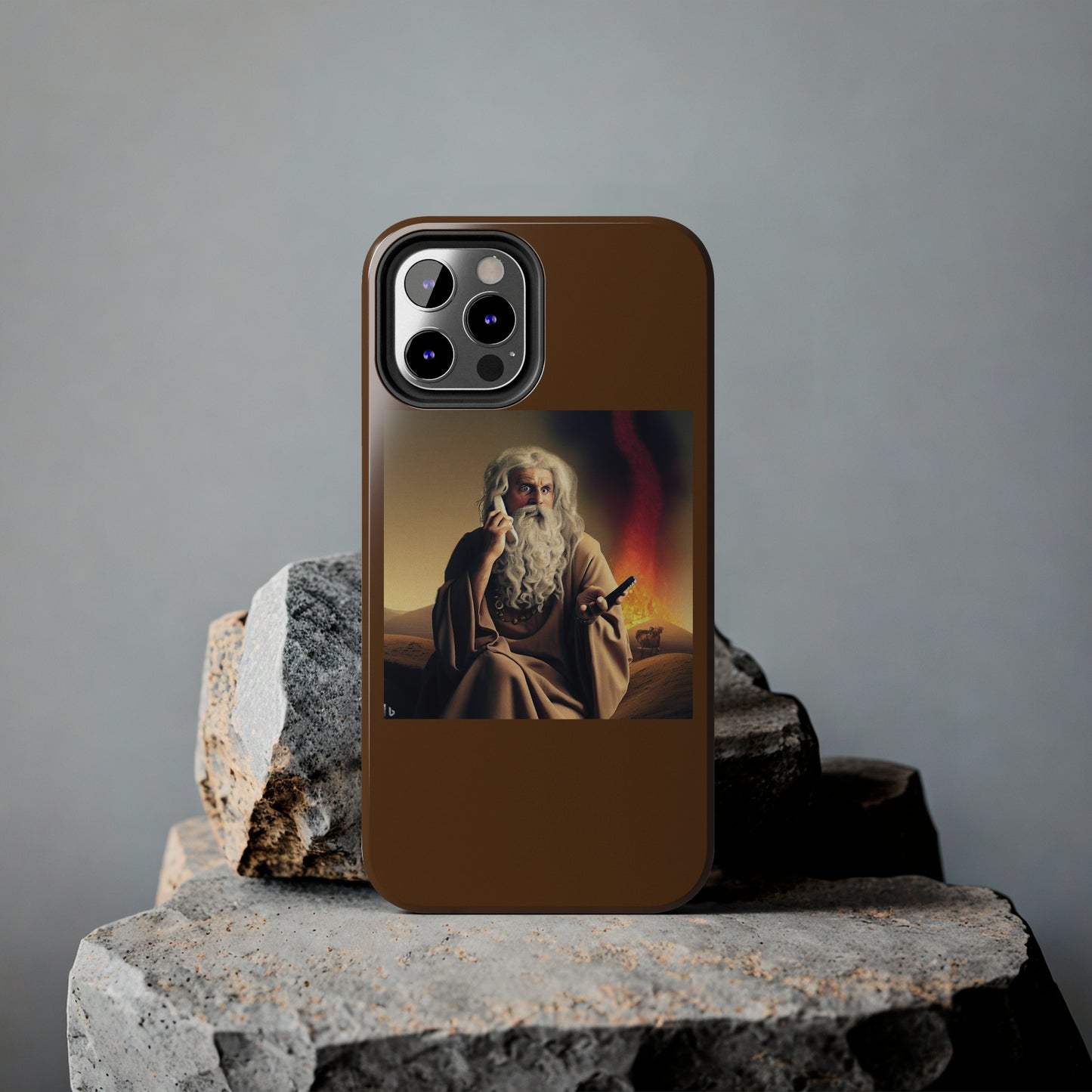 AImagination Collection iPhone Tough Case - "Warning Ignored" - The God Ball Originals by Chris Rabalais (2024)