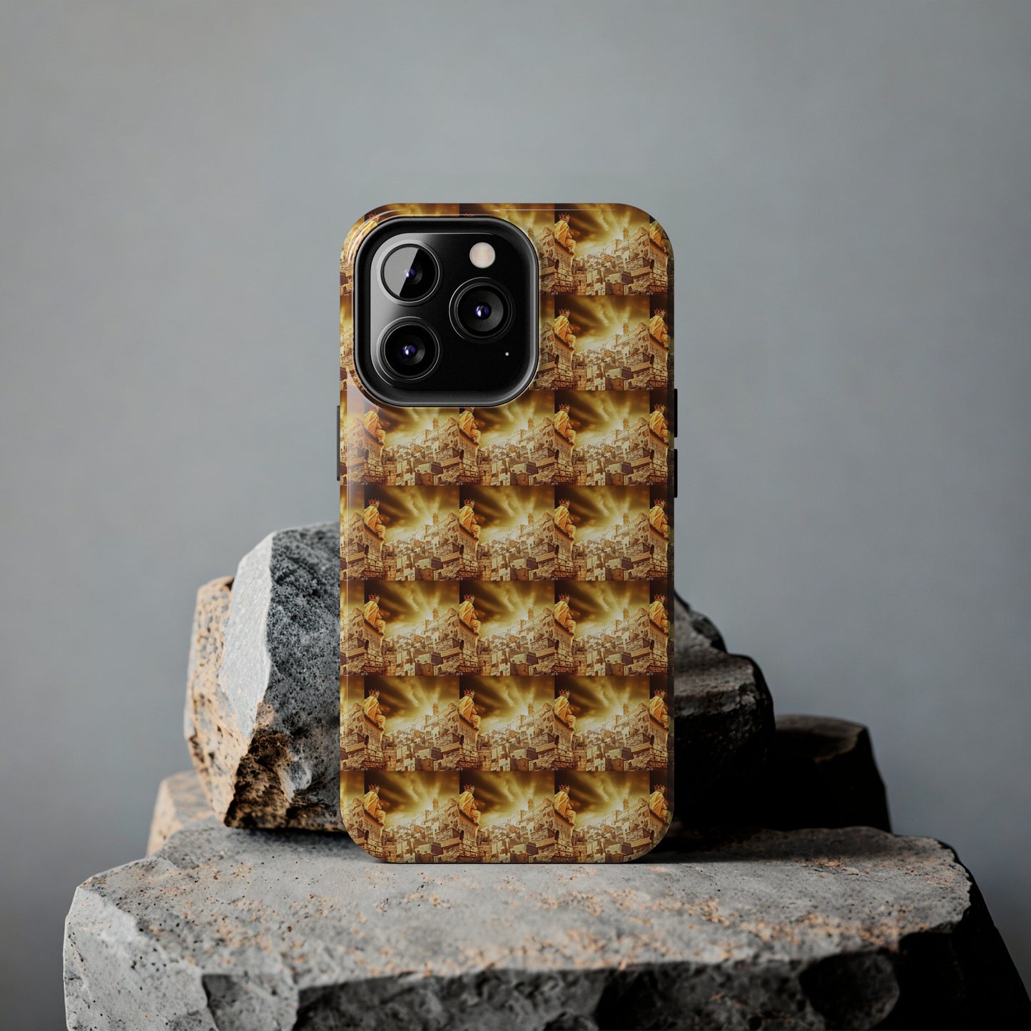 AImagination Collection Apple iPhone Tough Case - "The Golden Kingdom" - The God Ball Originals by Chris Rabalais