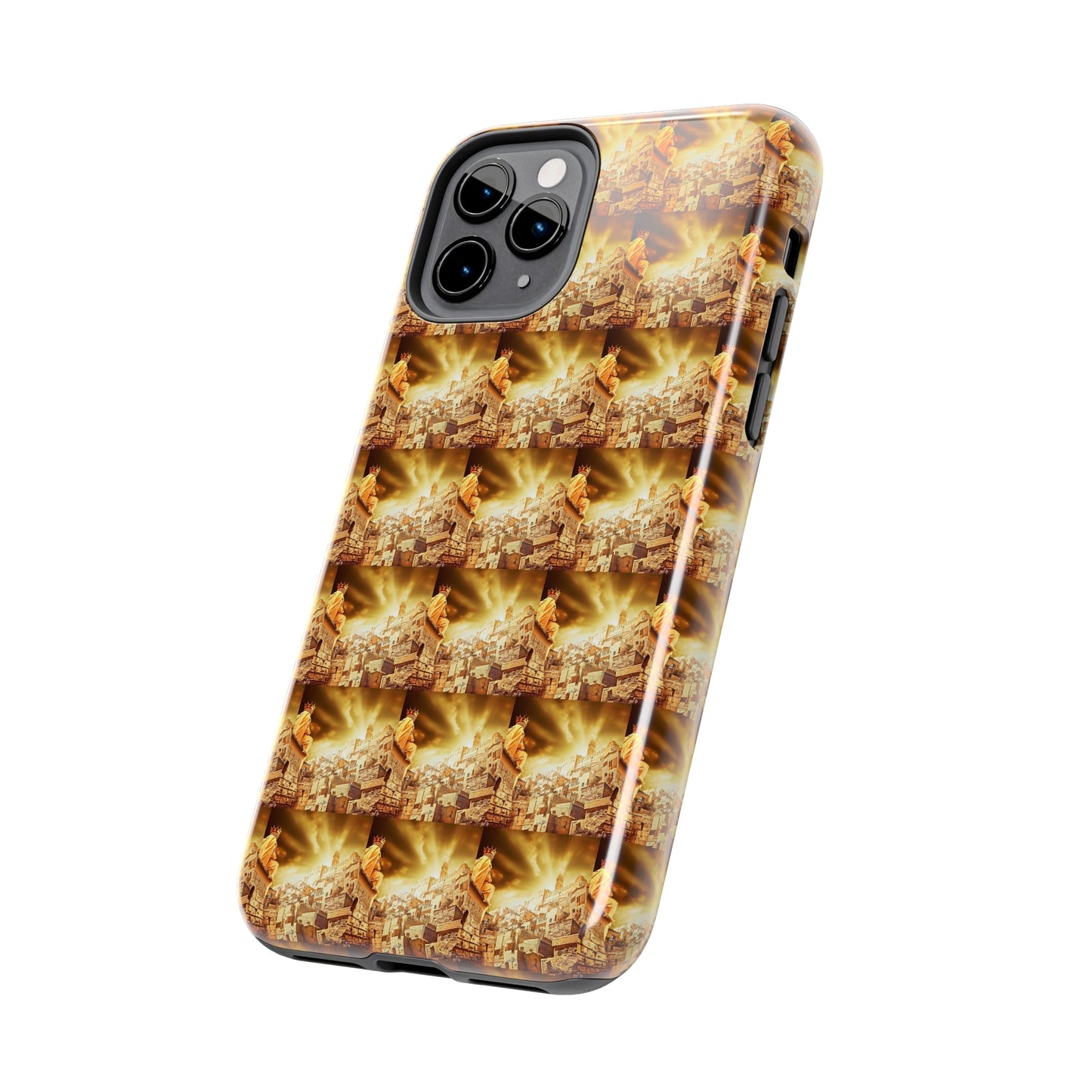 AImagination Collection Apple iPhone Tough Case - "The Golden Kingdom" - The God Ball Originals by Chris Rabalais