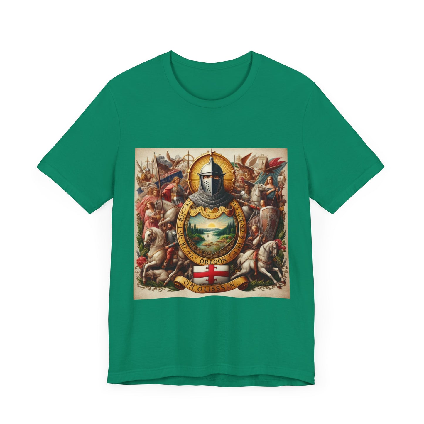 Oregon Vintage Christian Crusader - Unisex Jersey Tee - USA - 100% Charity Benefit - The God Vote Collection by Chris Rabalais
