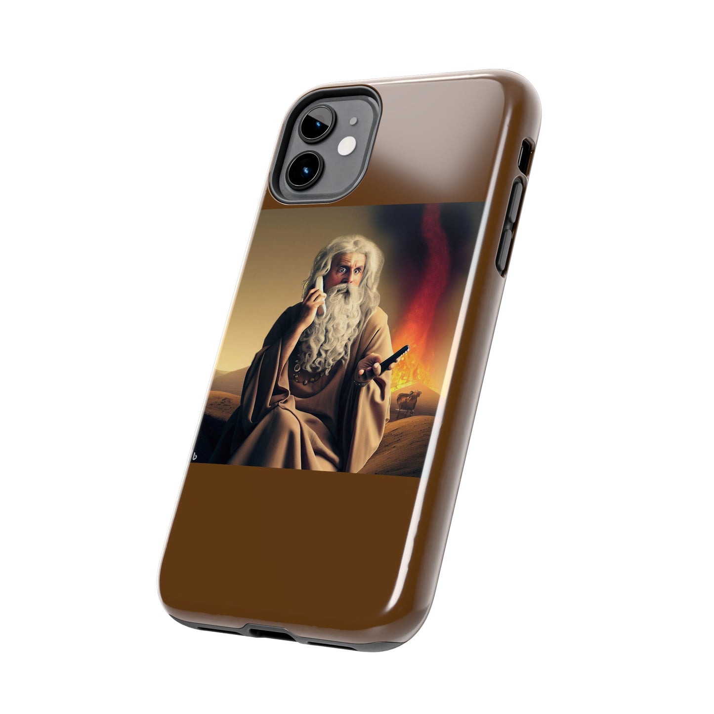 AImagination Collection iPhone Tough Case - "Warning Ignored" - The God Ball Originals by Chris Rabalais (2024)
