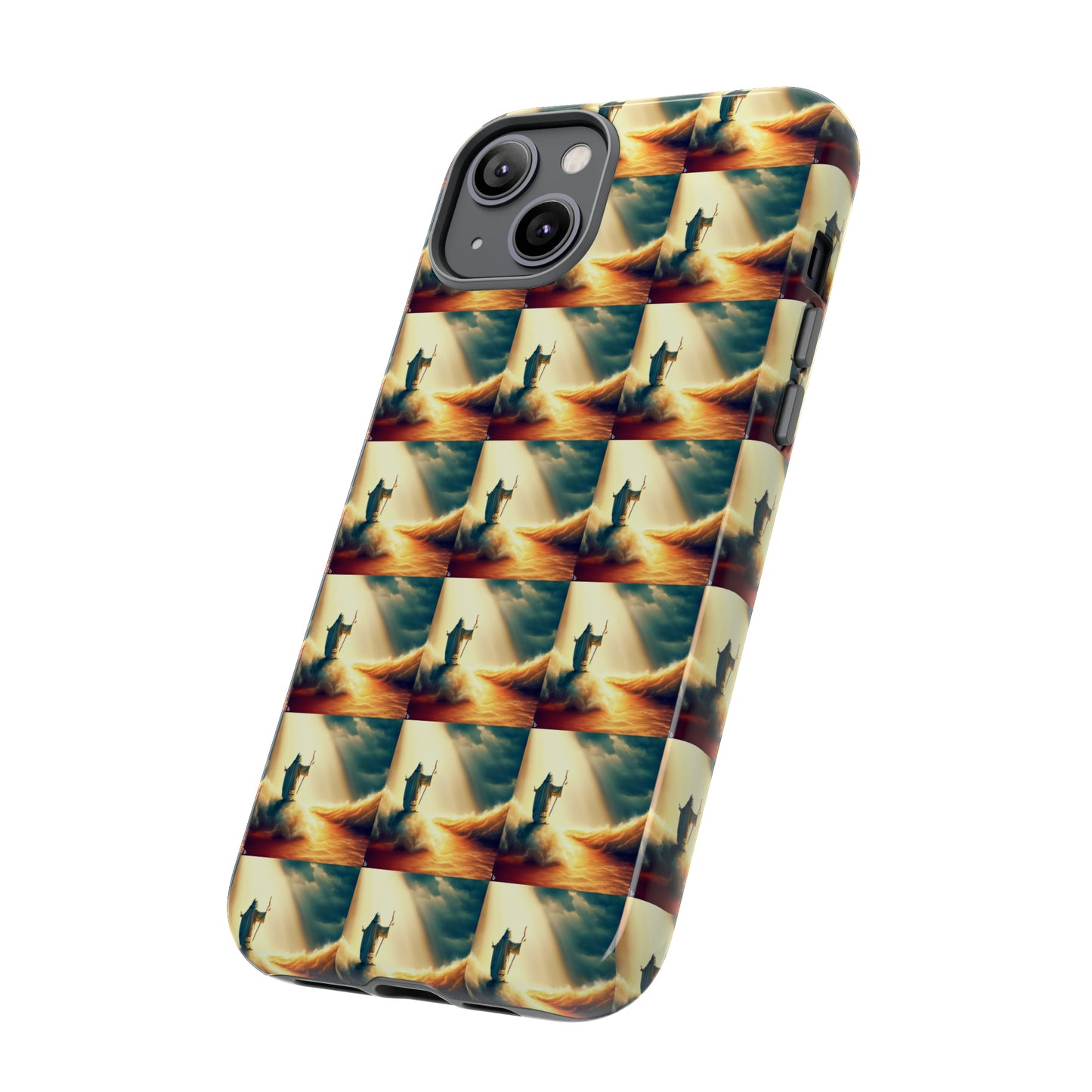 AImagination Collection iPhone Tough Case - "Parting the Sea" - The God Ball Originals by Chris Rabalais (2024)