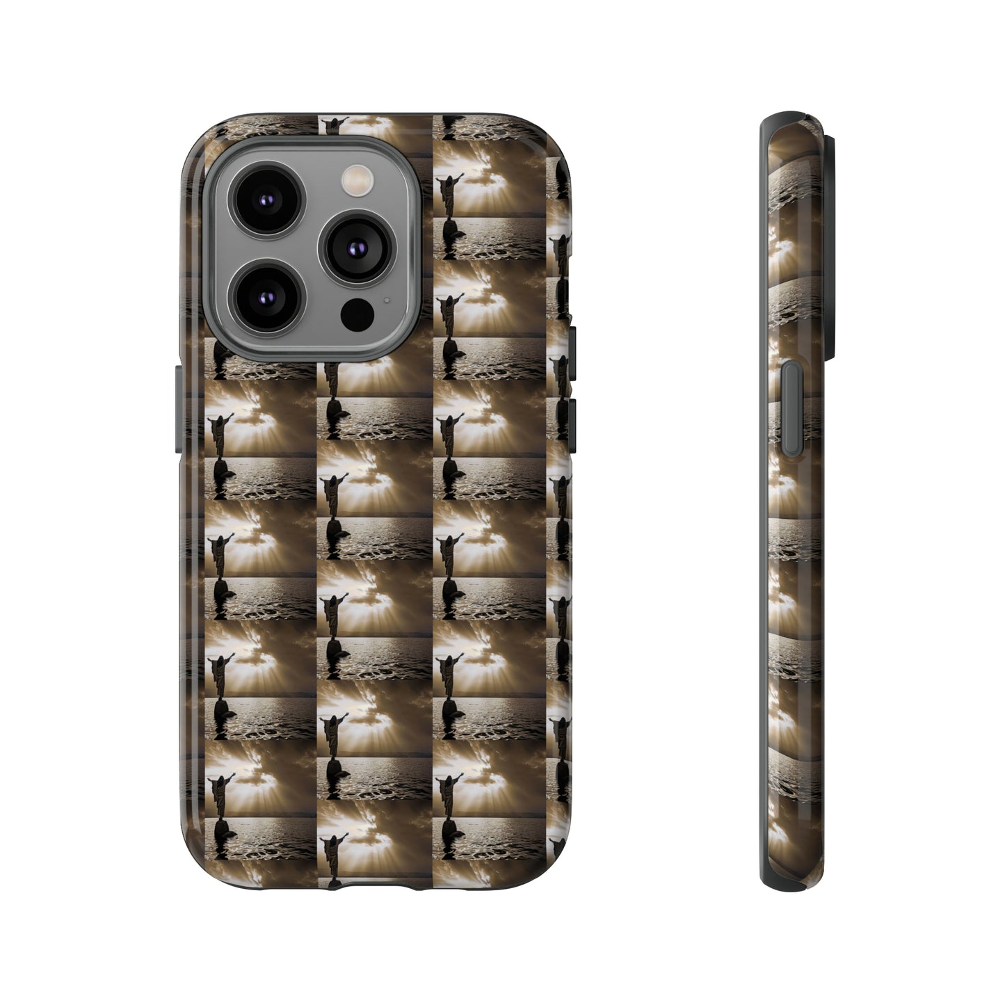 AImagination Collection iPhone Tough Case - "Here I Am" - The God Ball Originals by Chris Rabalais (2024)