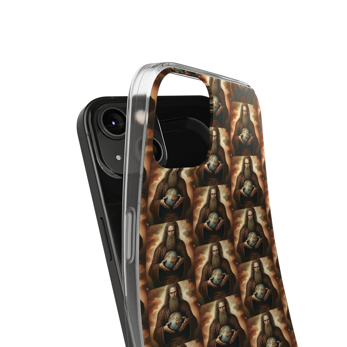 AImagination Collection Soft Phone Cases - "Yahweh's World" - The God Ball Originals by Chris Rabalais (2024)