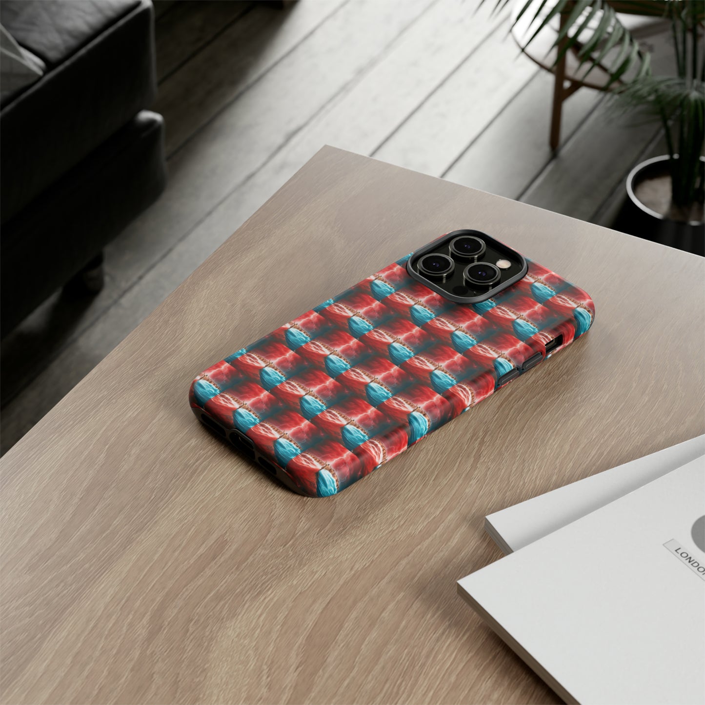 AImagination Collection iPhone Tough Case - "Standing in the Gap" - The God Ball Originals by Chris Rabalais (2024)