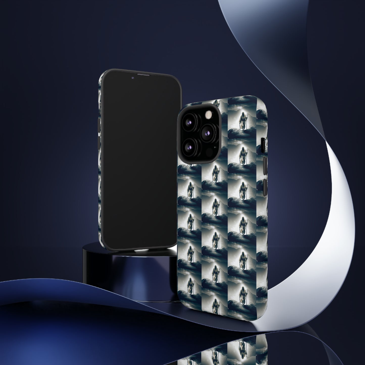 AImagination Collection iPhone Tough Case - "The Walk" - The God Ball Originals by Chris Rabalais (2024)
