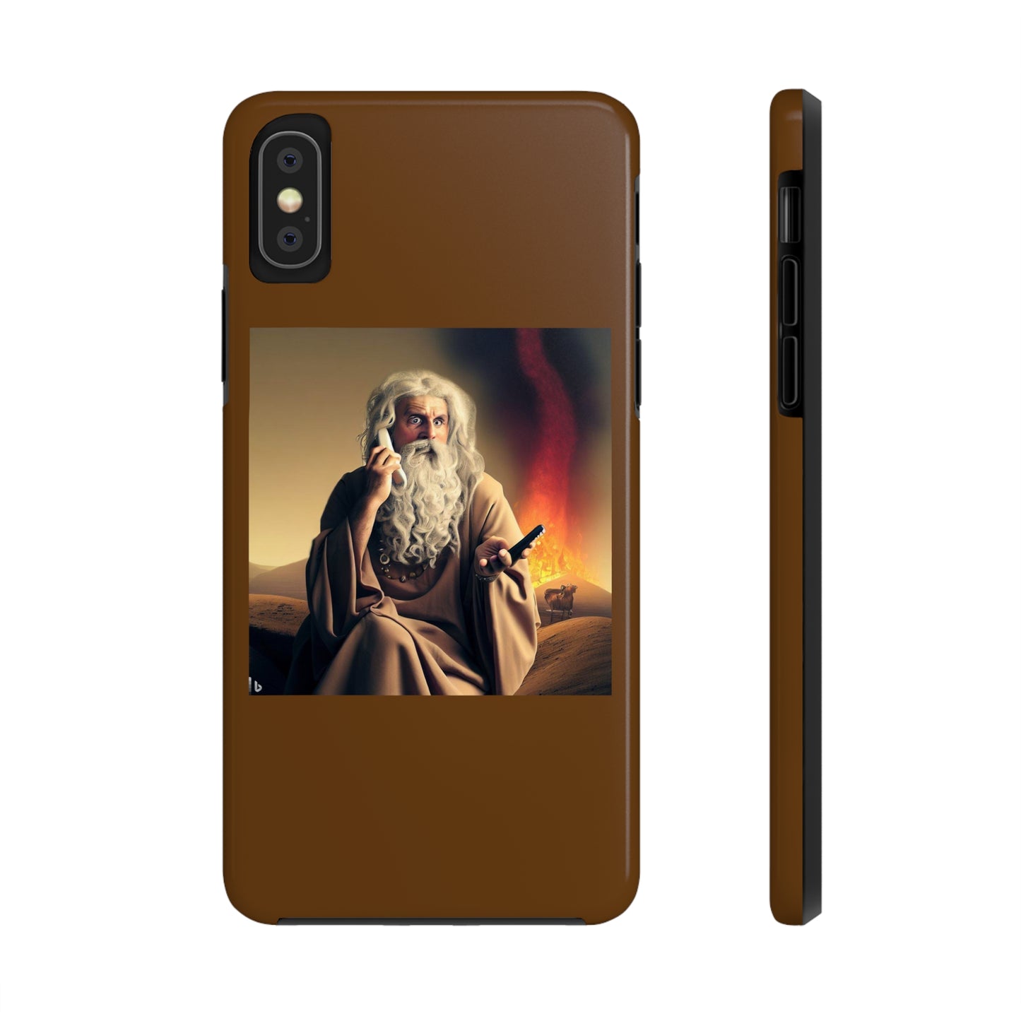 AImagination Collection iPhone Tough Case - "Warning Ignored" - The God Ball Originals by Chris Rabalais (2024)