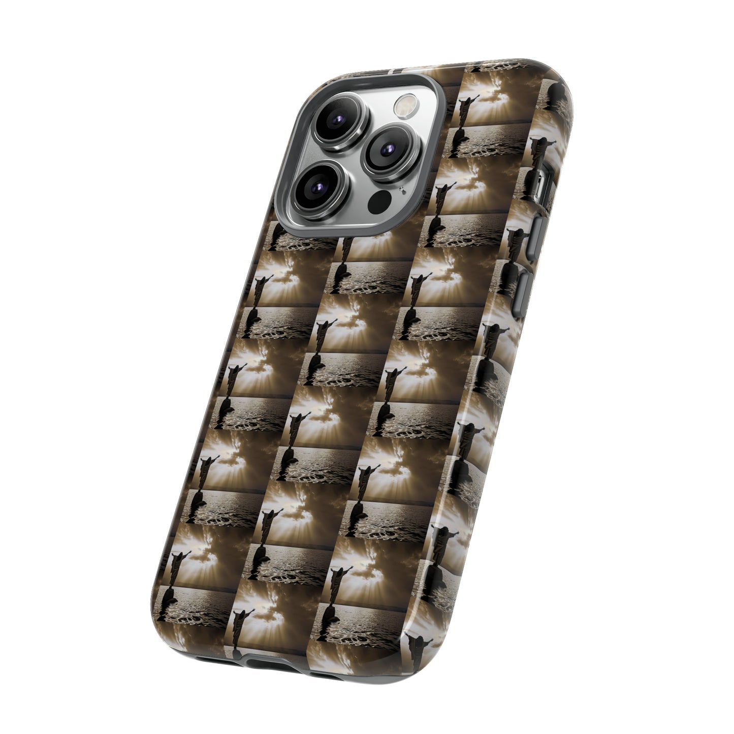 AImagination Collection iPhone Tough Case - "Here I Am" - The God Ball Originals by Chris Rabalais (2024)