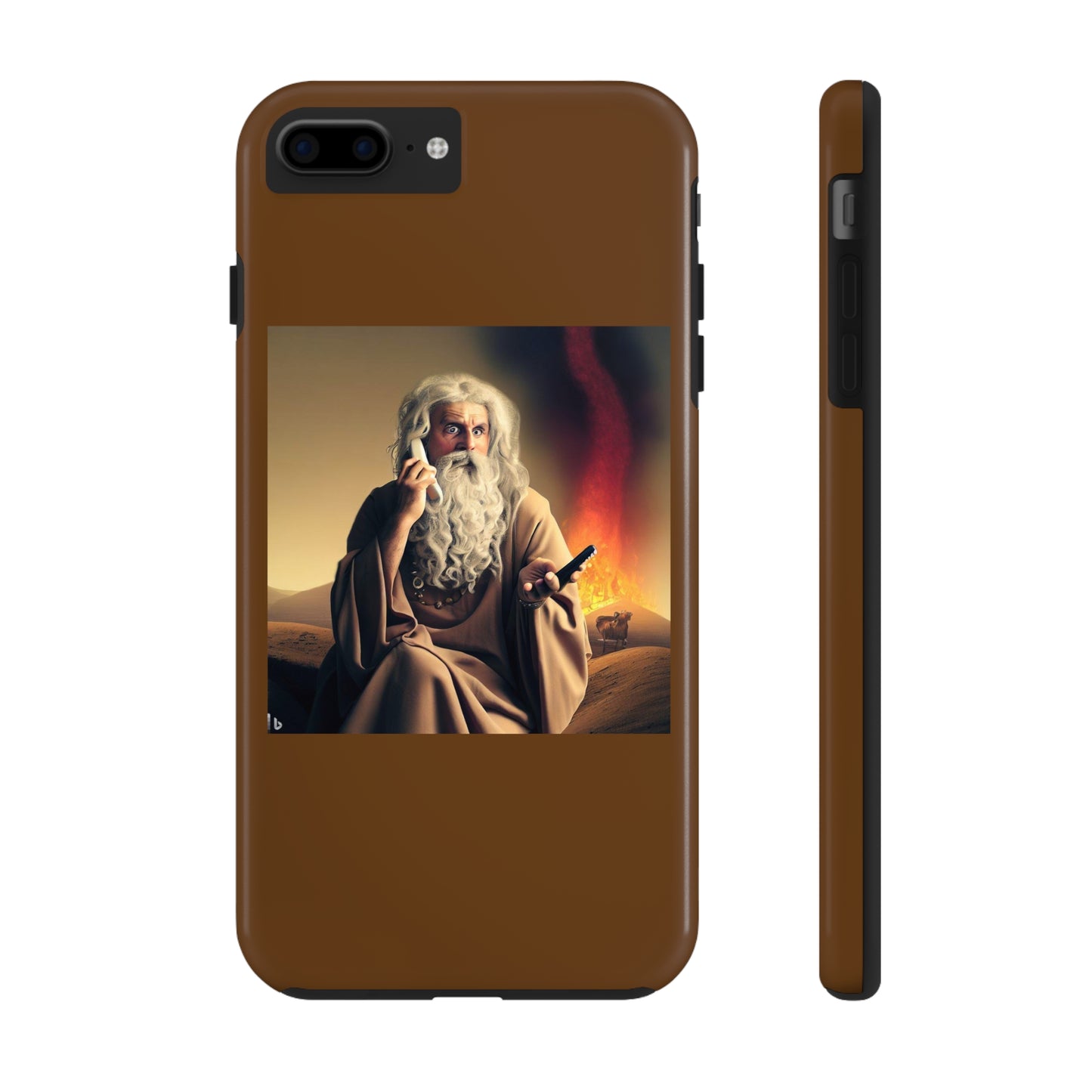 AImagination Collection iPhone Tough Case - "Warning Ignored" - The God Ball Originals by Chris Rabalais (2024)