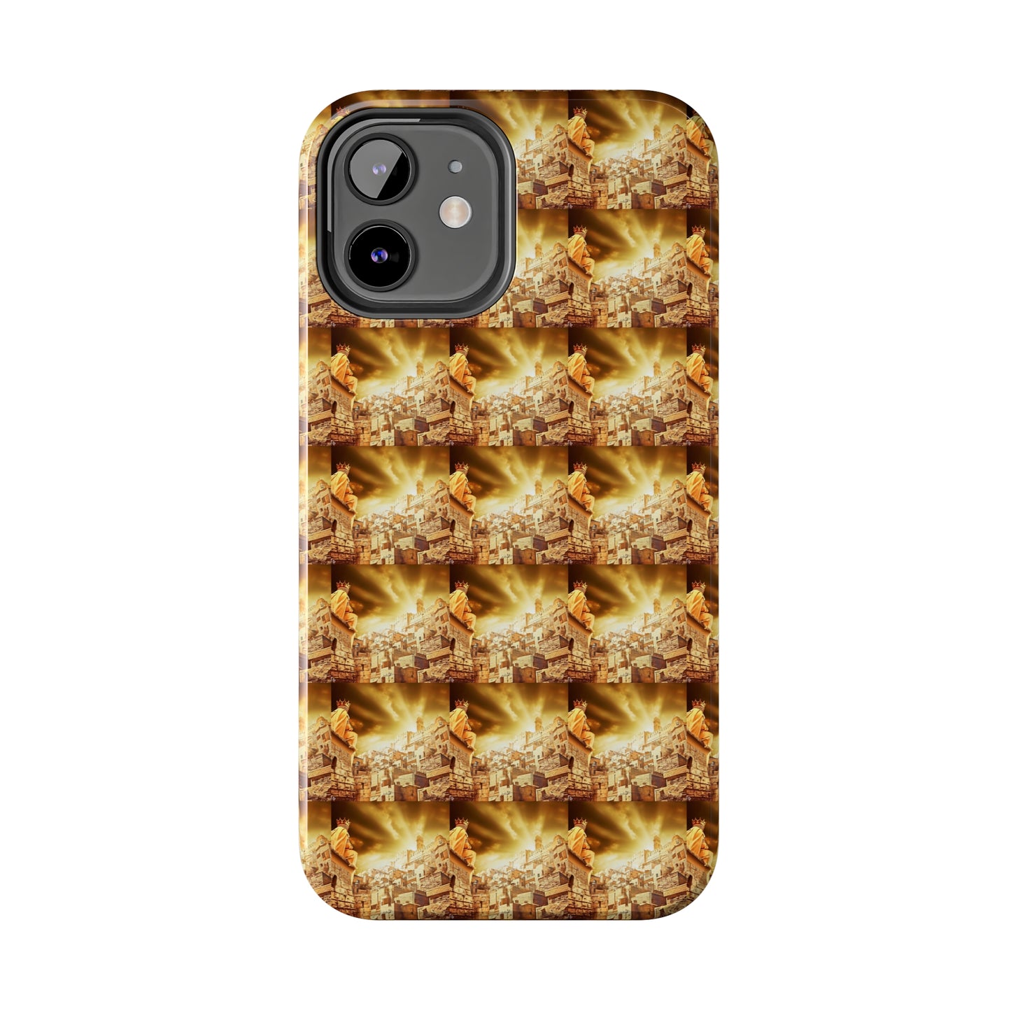 AImagination Collection Apple iPhone Tough Case - "The Golden Kingdom" - The God Ball Originals by Chris Rabalais