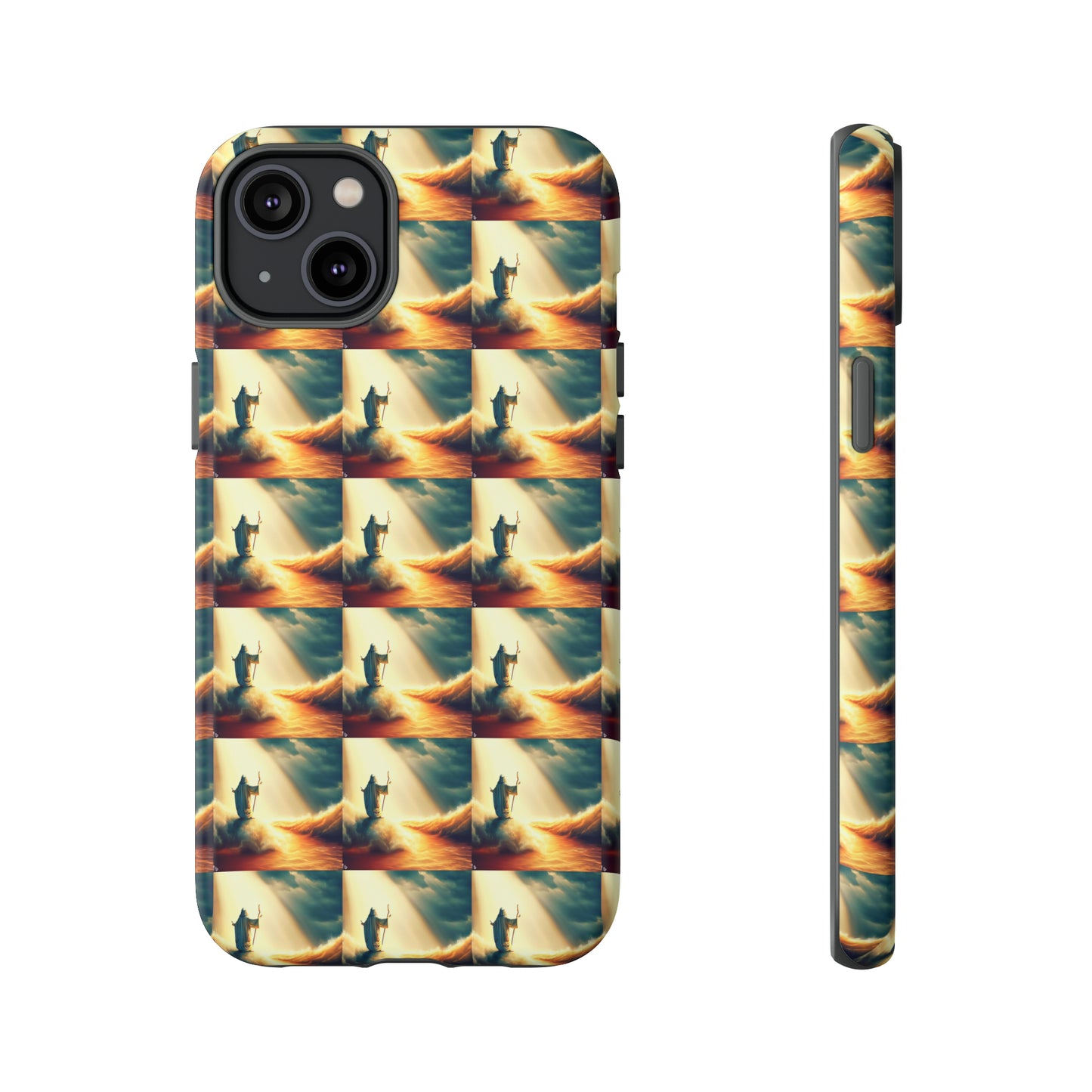 AImagination Collection iPhone Tough Case - "Parting the Sea" - The God Ball Originals by Chris Rabalais (2024)
