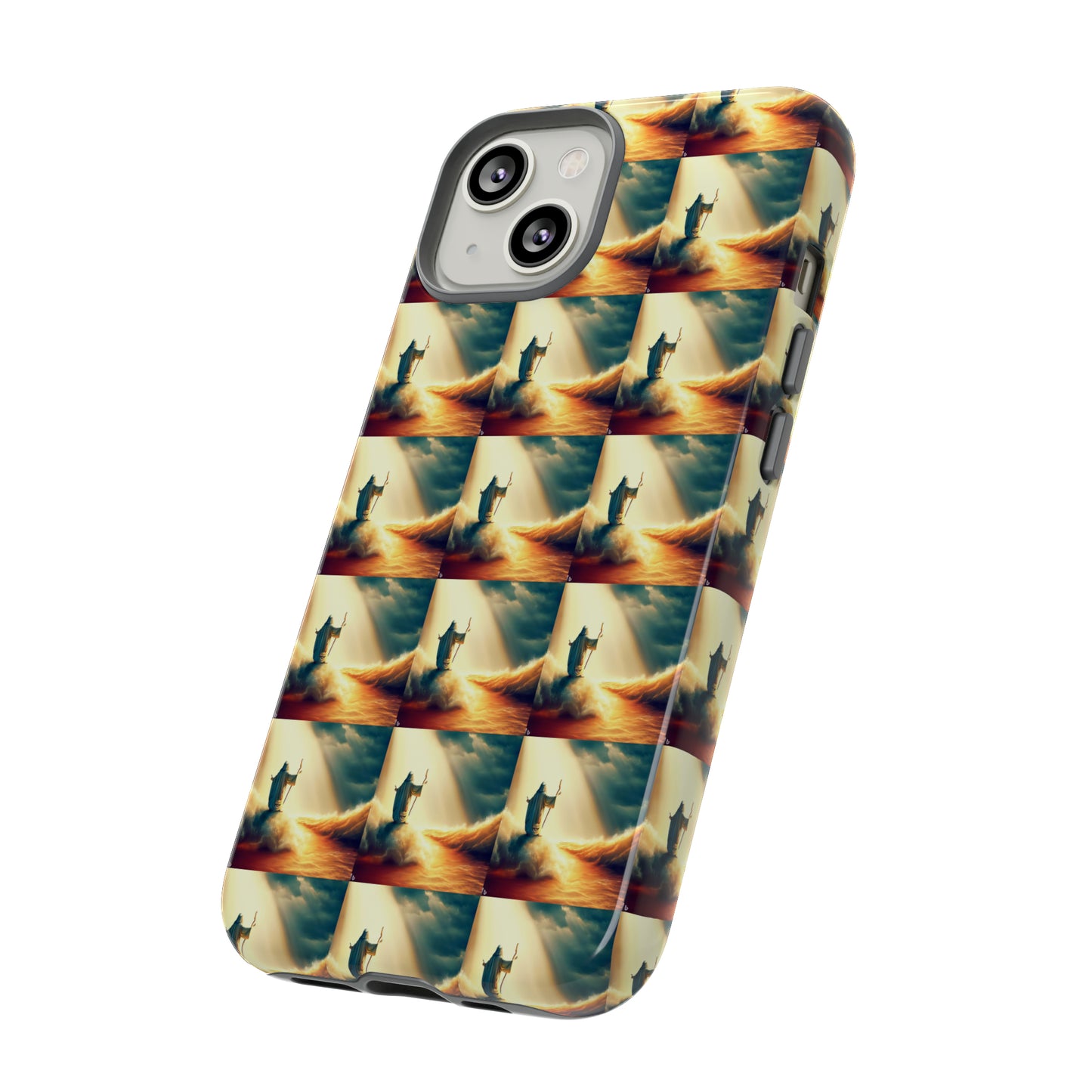 AImagination Collection iPhone Tough Case - "Parting the Sea" - The God Ball Originals by Chris Rabalais (2024)