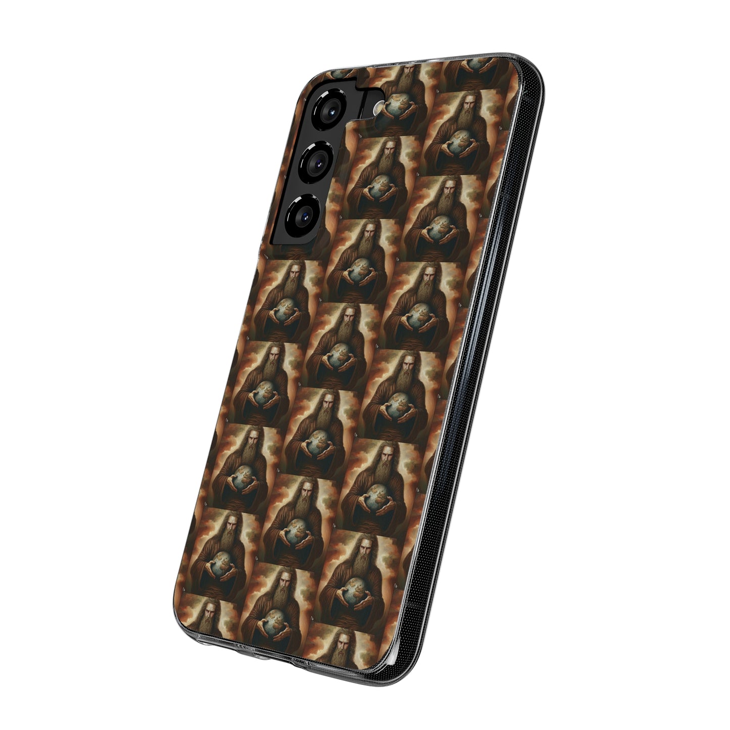 AImagination Collection Soft Phone Cases - "Yahweh's World" - The God Ball Originals by Chris Rabalais (2024)