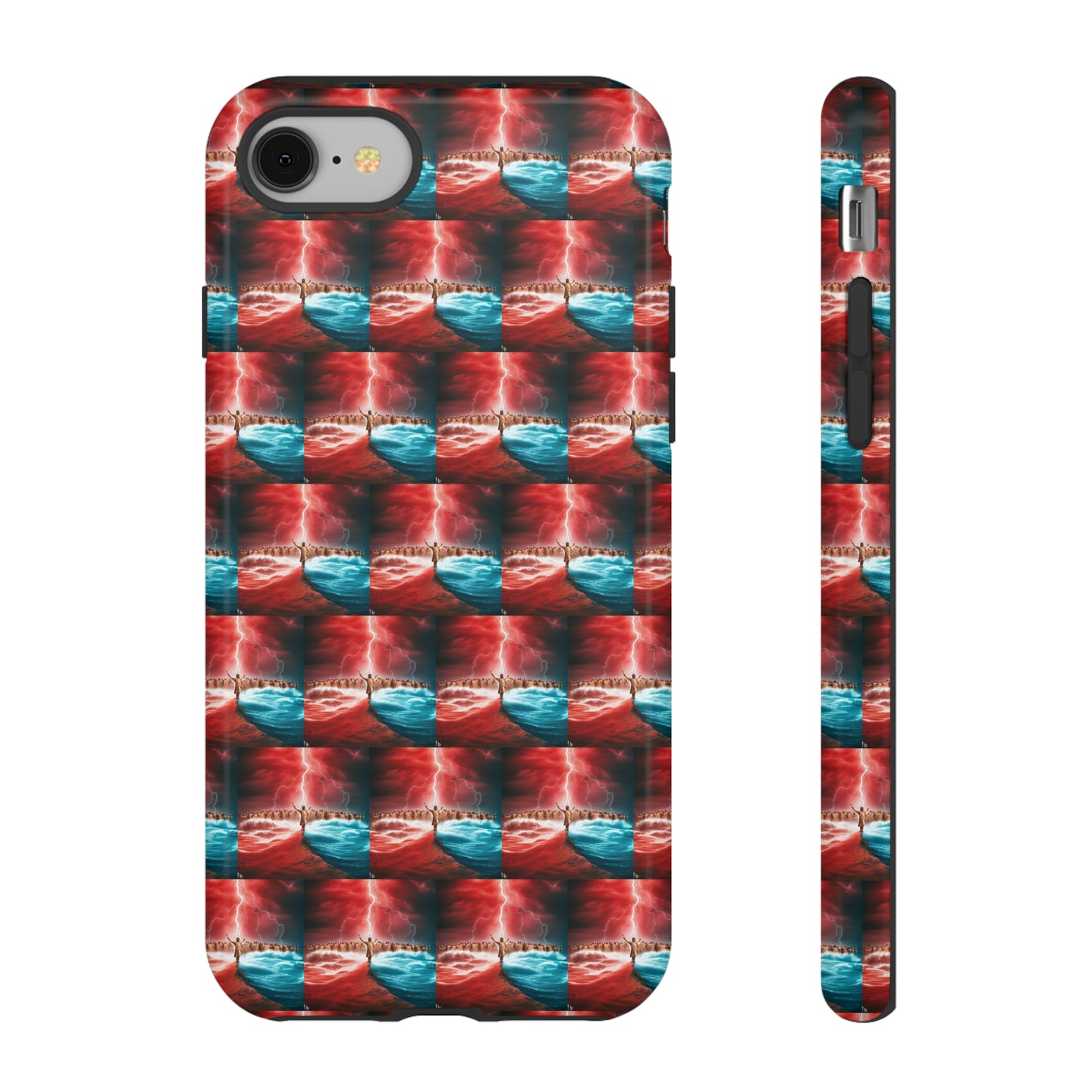 AImagination Collection iPhone Tough Case - "Standing in the Gap" - The God Ball Originals by Chris Rabalais (2024)