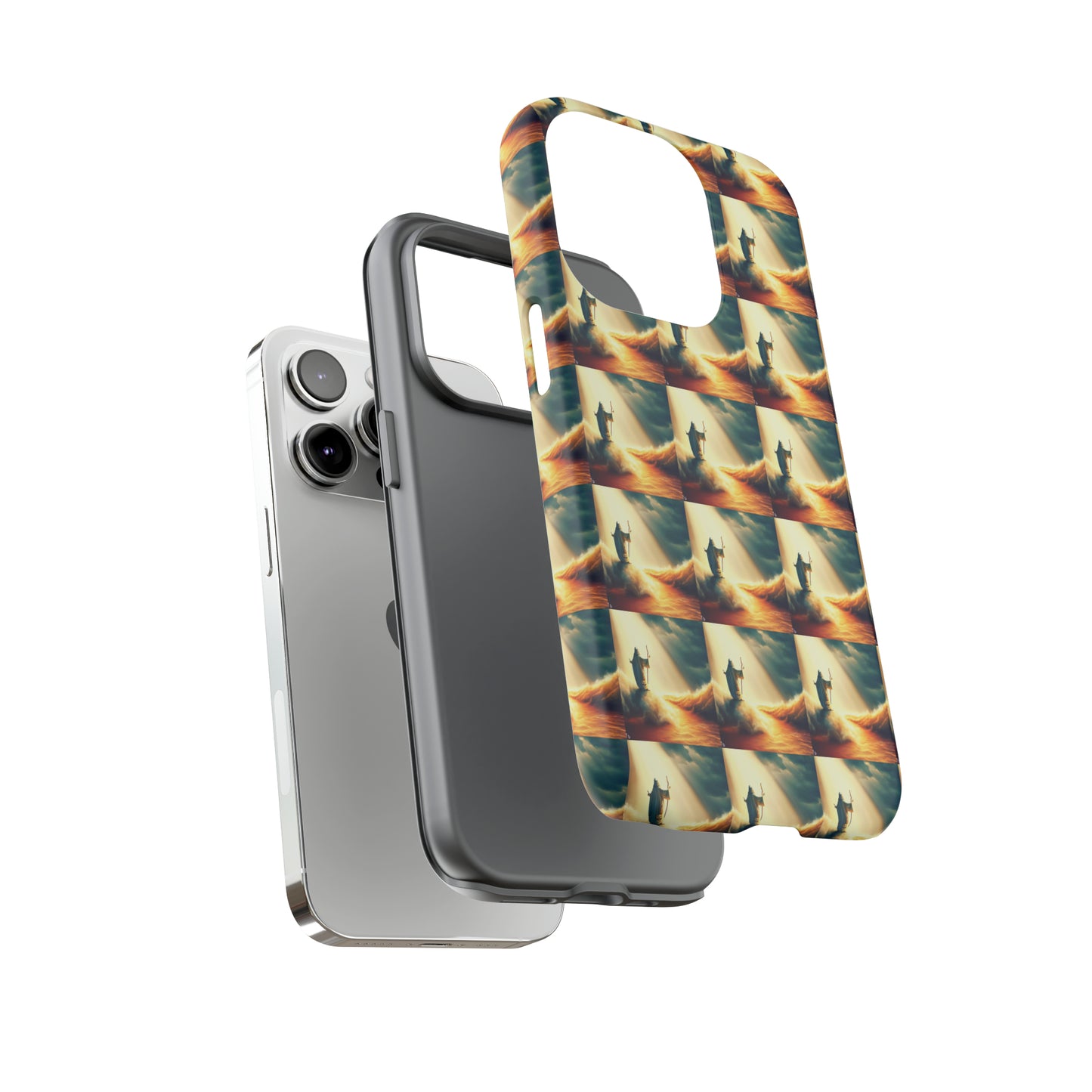 AImagination Collection iPhone Tough Case - "Parting the Sea" - The God Ball Originals by Chris Rabalais (2024)