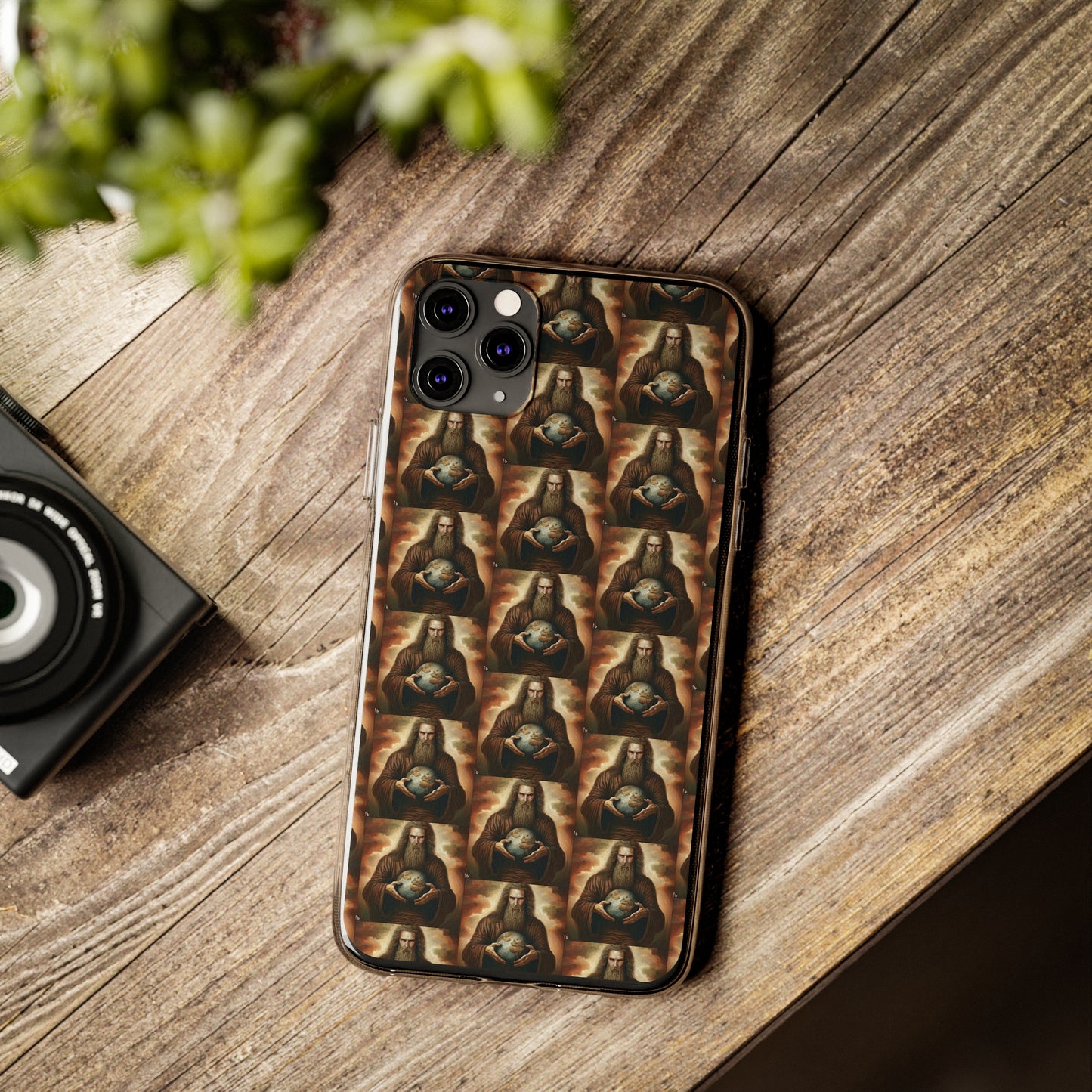 AImagination Collection Soft Phone Cases - "Yahweh's World" - The God Ball Originals by Chris Rabalais (2024)