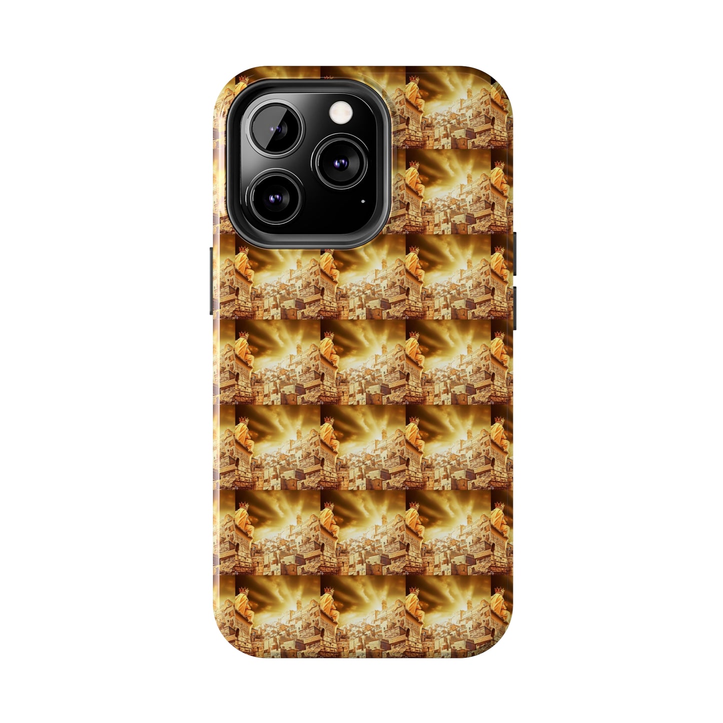 AImagination Collection Apple iPhone Tough Case - "The Golden Kingdom" - The God Ball Originals by Chris Rabalais
