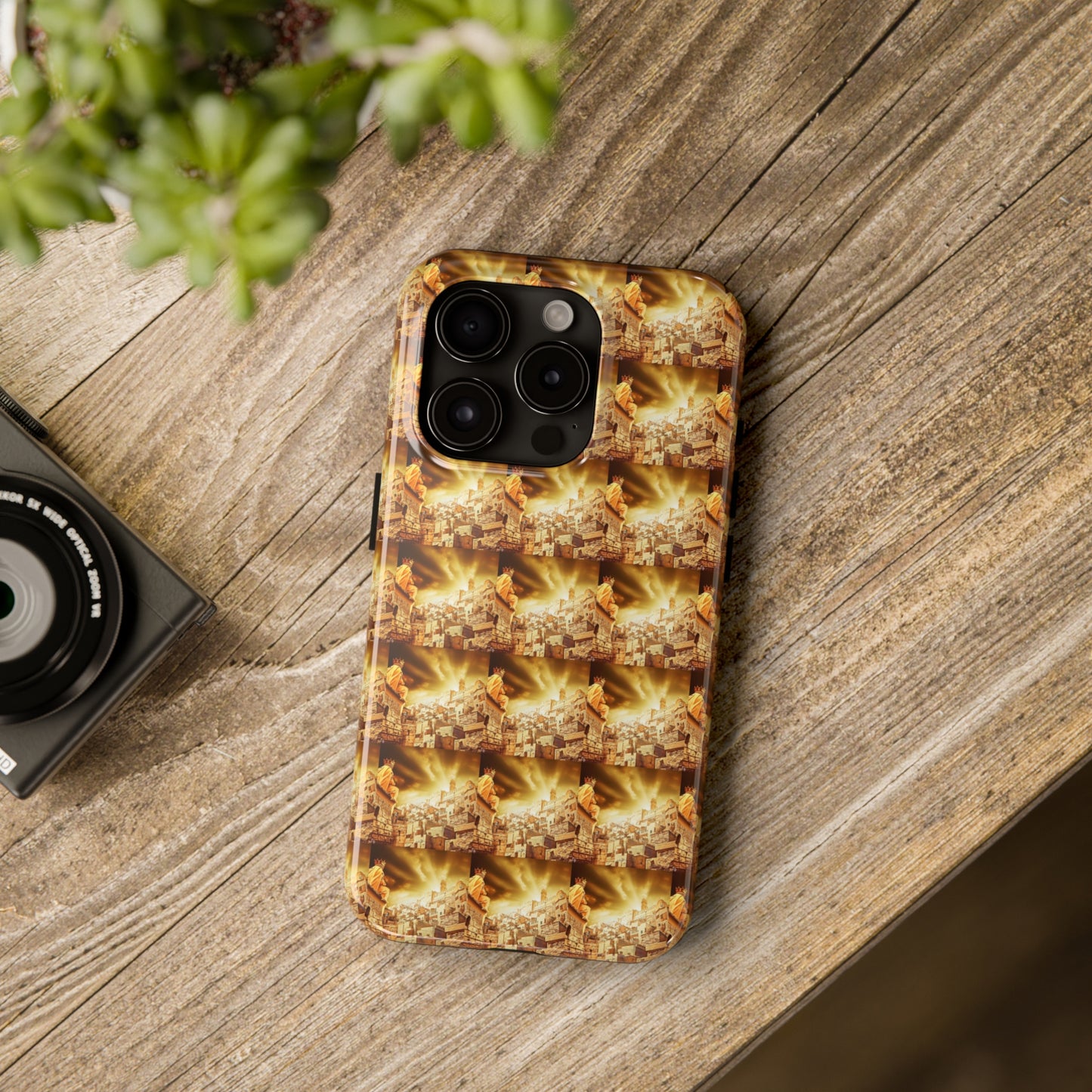 AImagination Collection Apple iPhone Tough Case - "The Golden Kingdom" - The God Ball Originals by Chris Rabalais