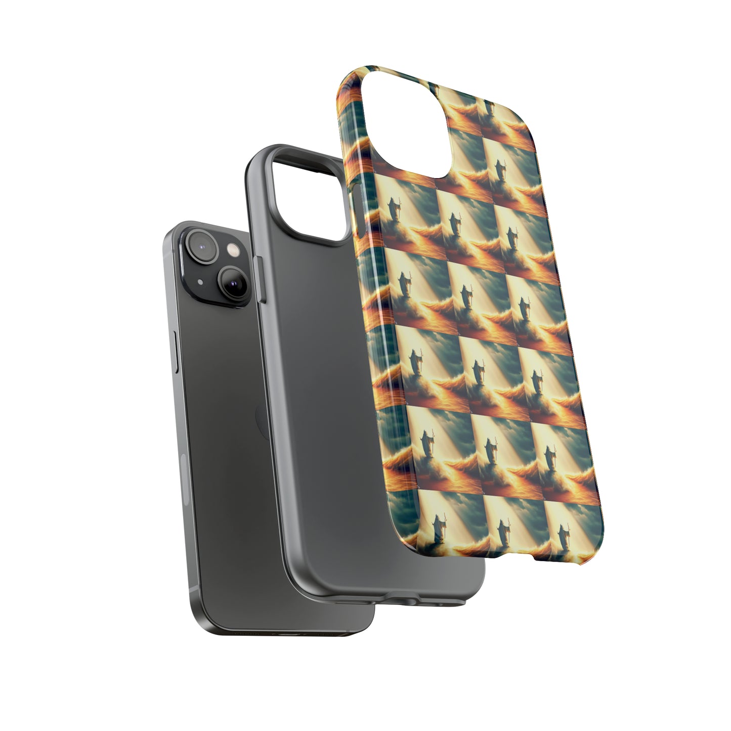 AImagination Collection iPhone Tough Case - "Parting the Sea" - The God Ball Originals by Chris Rabalais (2024)