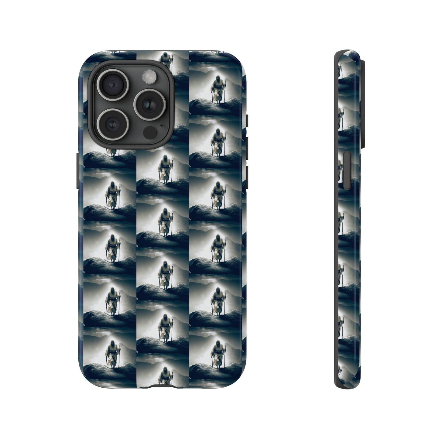 AImagination Collection iPhone Tough Case - "The Walk" - The God Ball Originals by Chris Rabalais (2024)