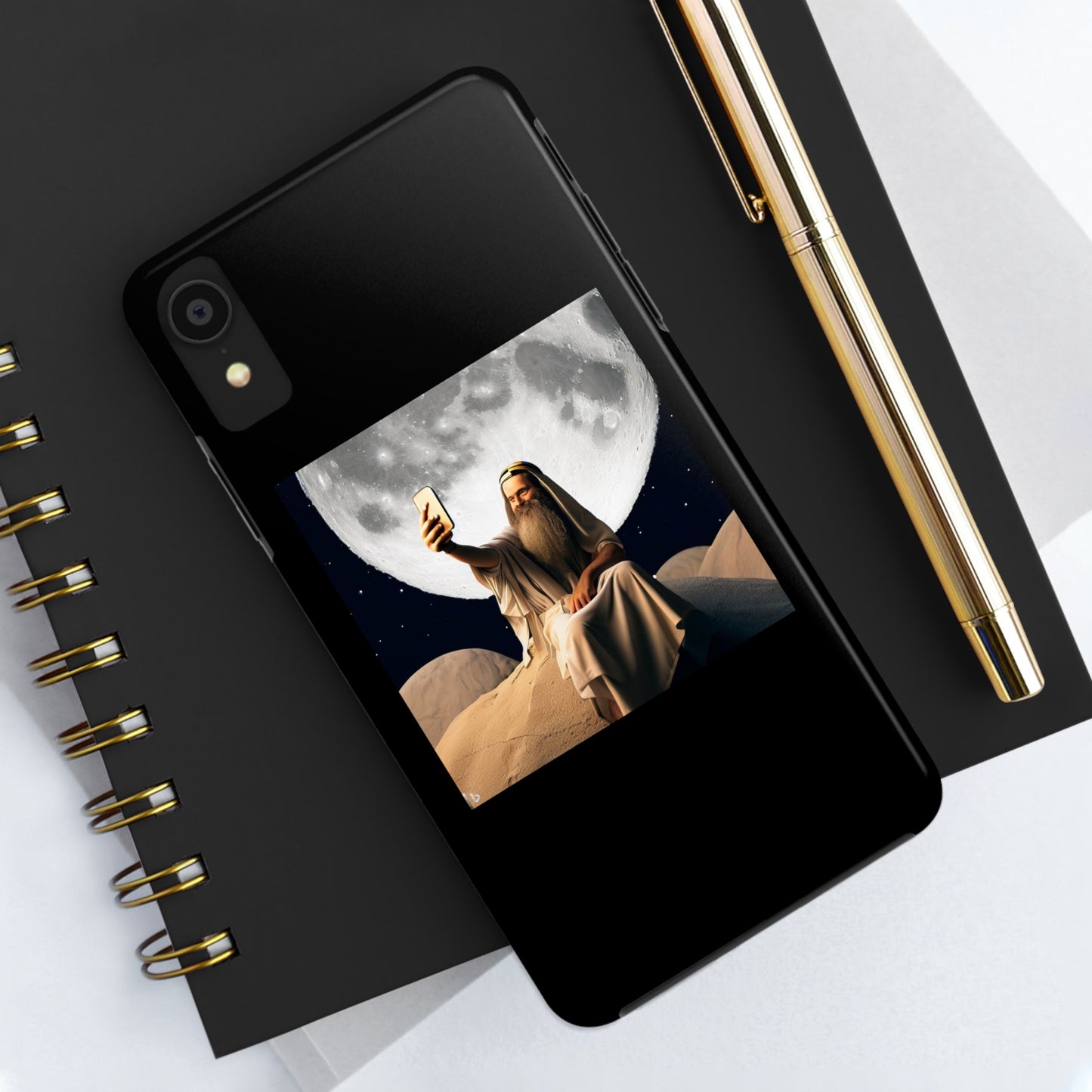AImagination Collection iPhone Tough Case - "The Old and The New" - The God Ball Originals by Chris Rabalais (2024)